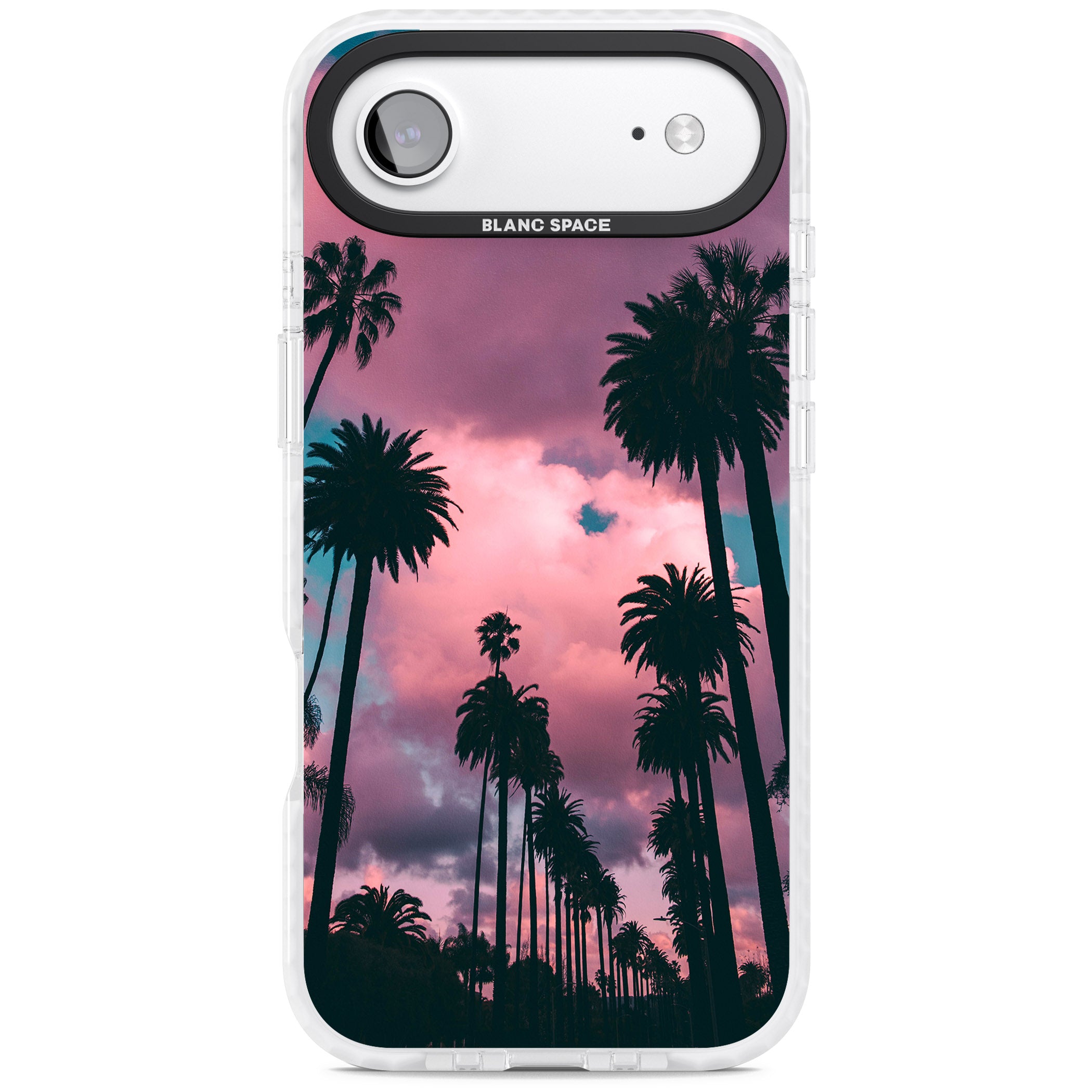 Sunset Palms iPhone 17 Air Impact Clear Phone Case