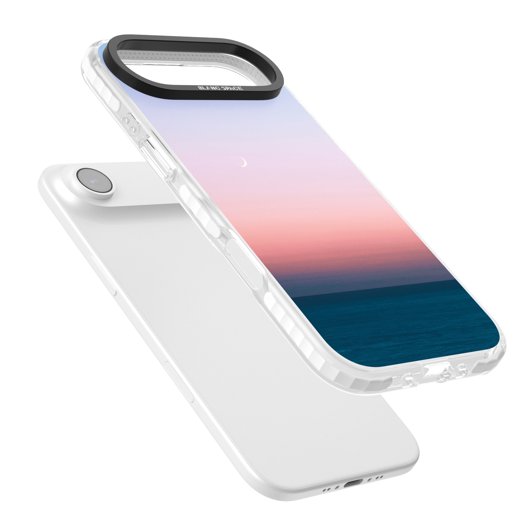 Pastel Ocean Sunset iPhone 17 Air Impact Clear Phone Case Colours