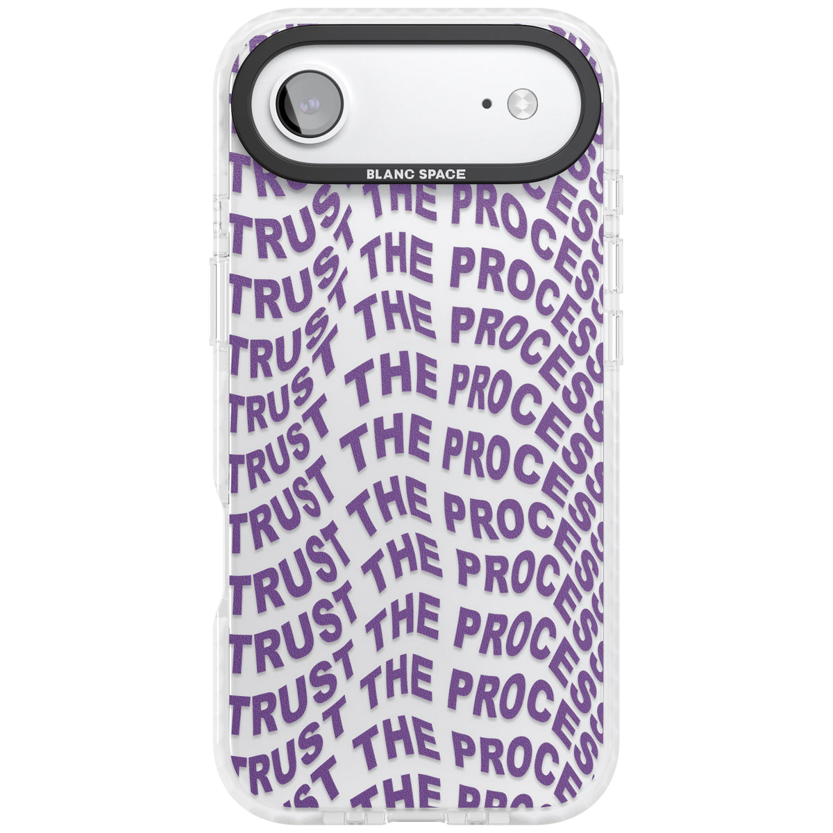 Trust The Process iPhone Air Impact Clear Phone Case front