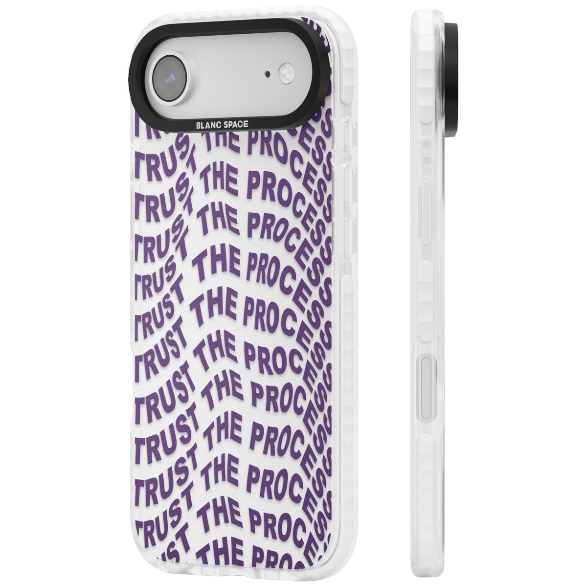 Trust The Process iPhone Air Impact Clear Phone Case side