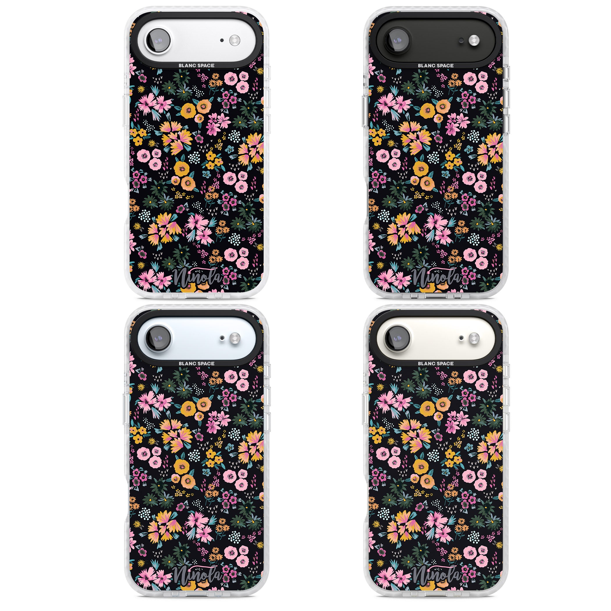 Blossom Field iPhone 17 Air Impact Clear Phone Case APT Impact Protection
