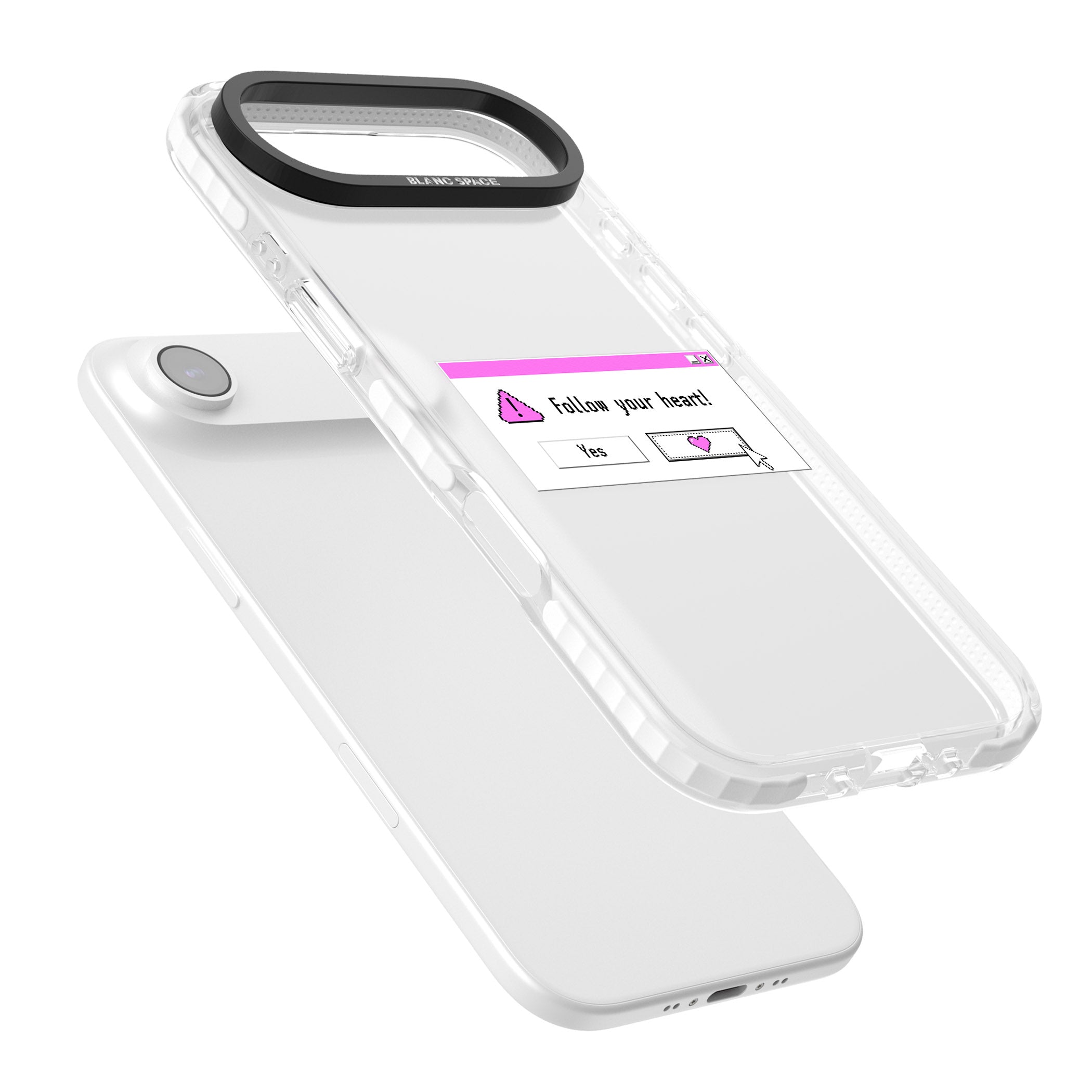 Follow Your Heart.Exe iPhone 17 Air Impact Clear Phone Case Colours