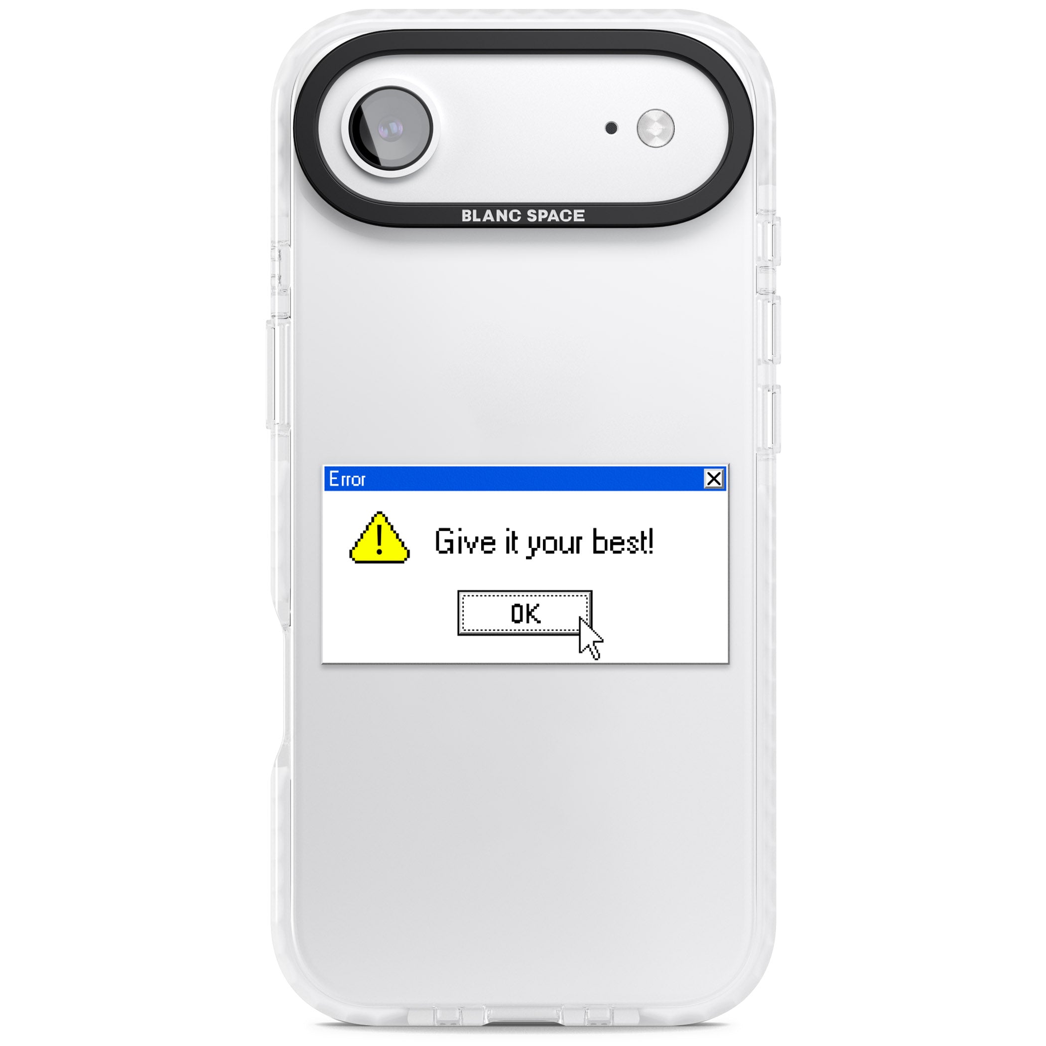 Give It Your Best Exe iPhone 17 Air Impact Clear Phone Case