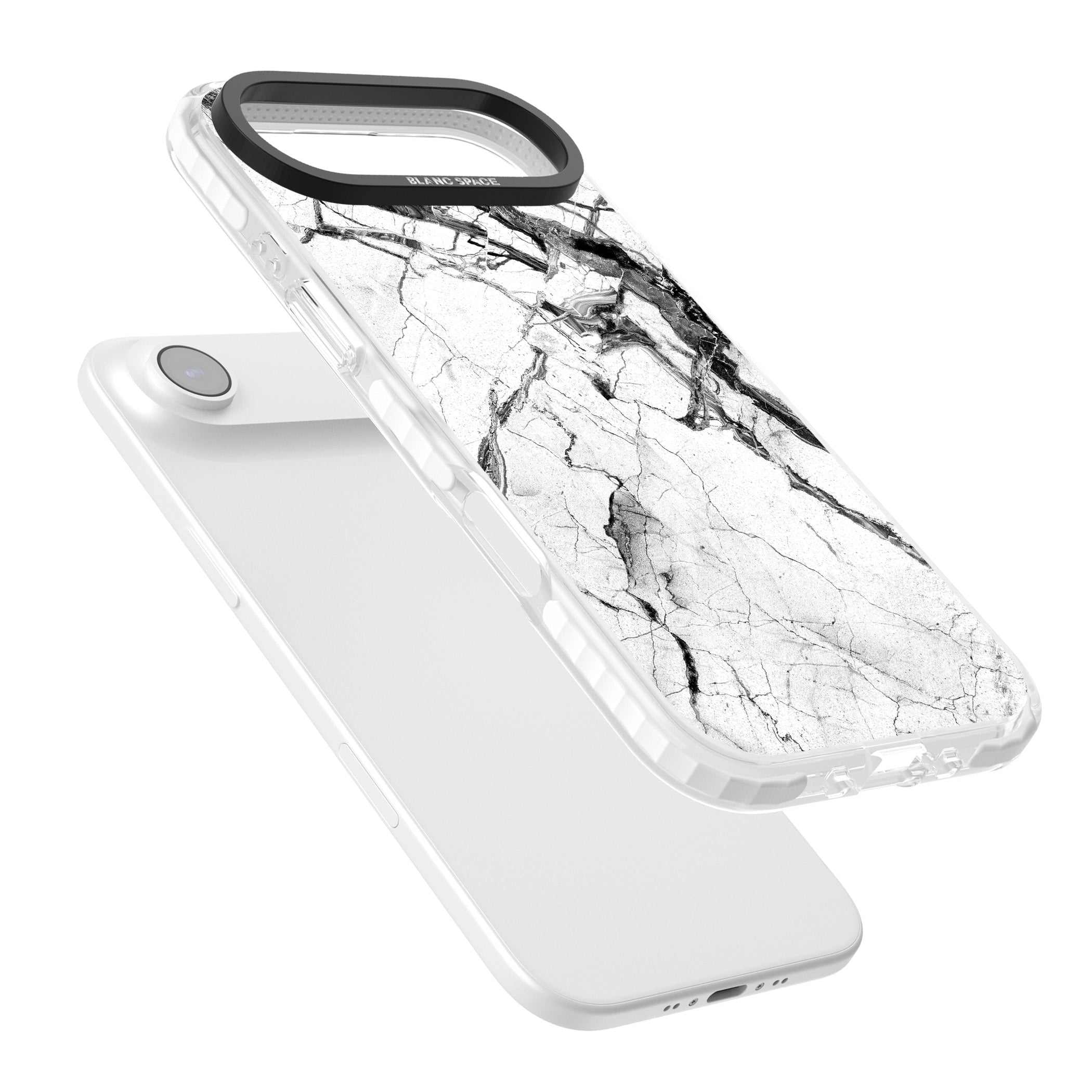 Storm Marble iPhone 17 Air Impact Clear Phone Case Colours