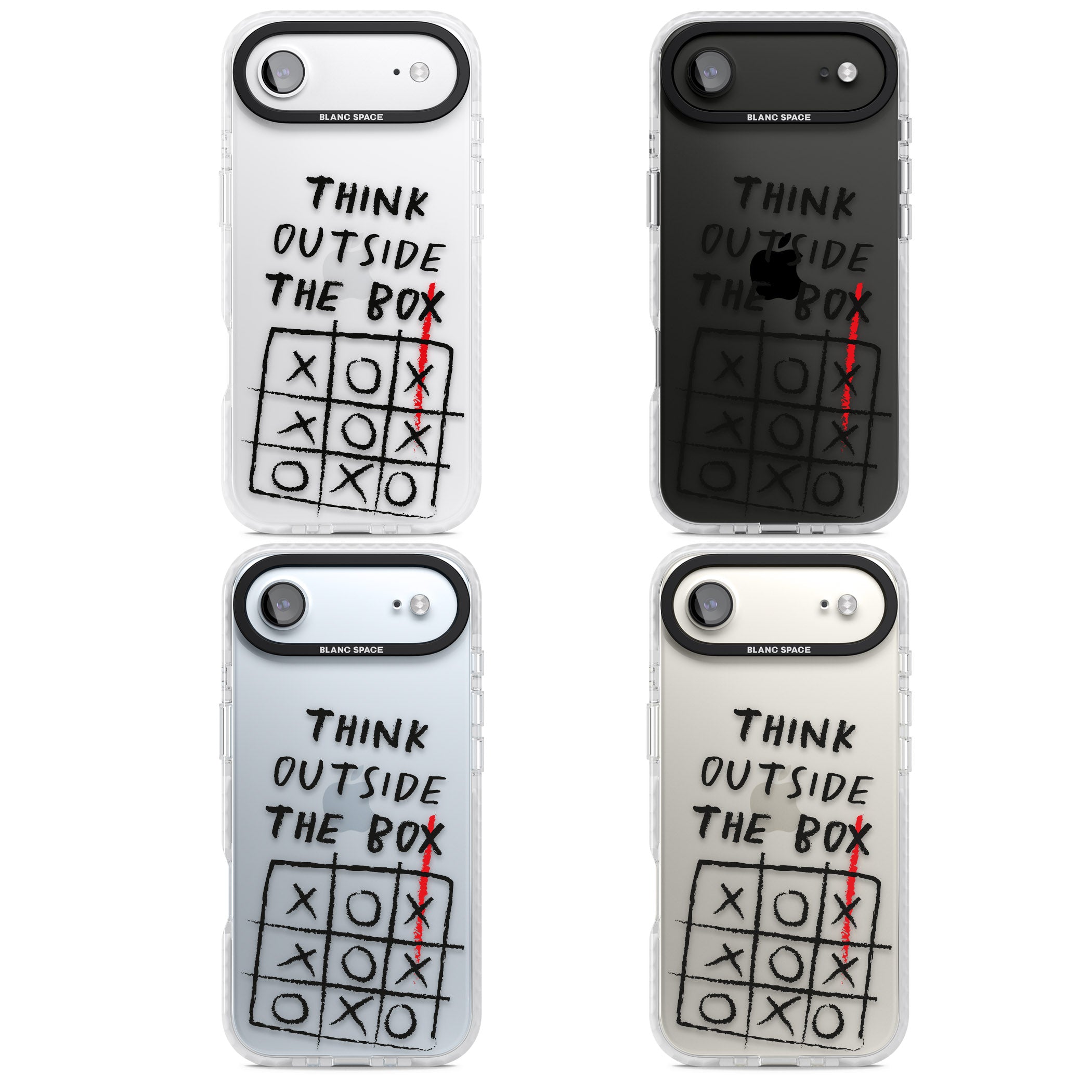 Think Outside The Box iPhone 17 Air Impact Clear Phone Case APT Impact Protection