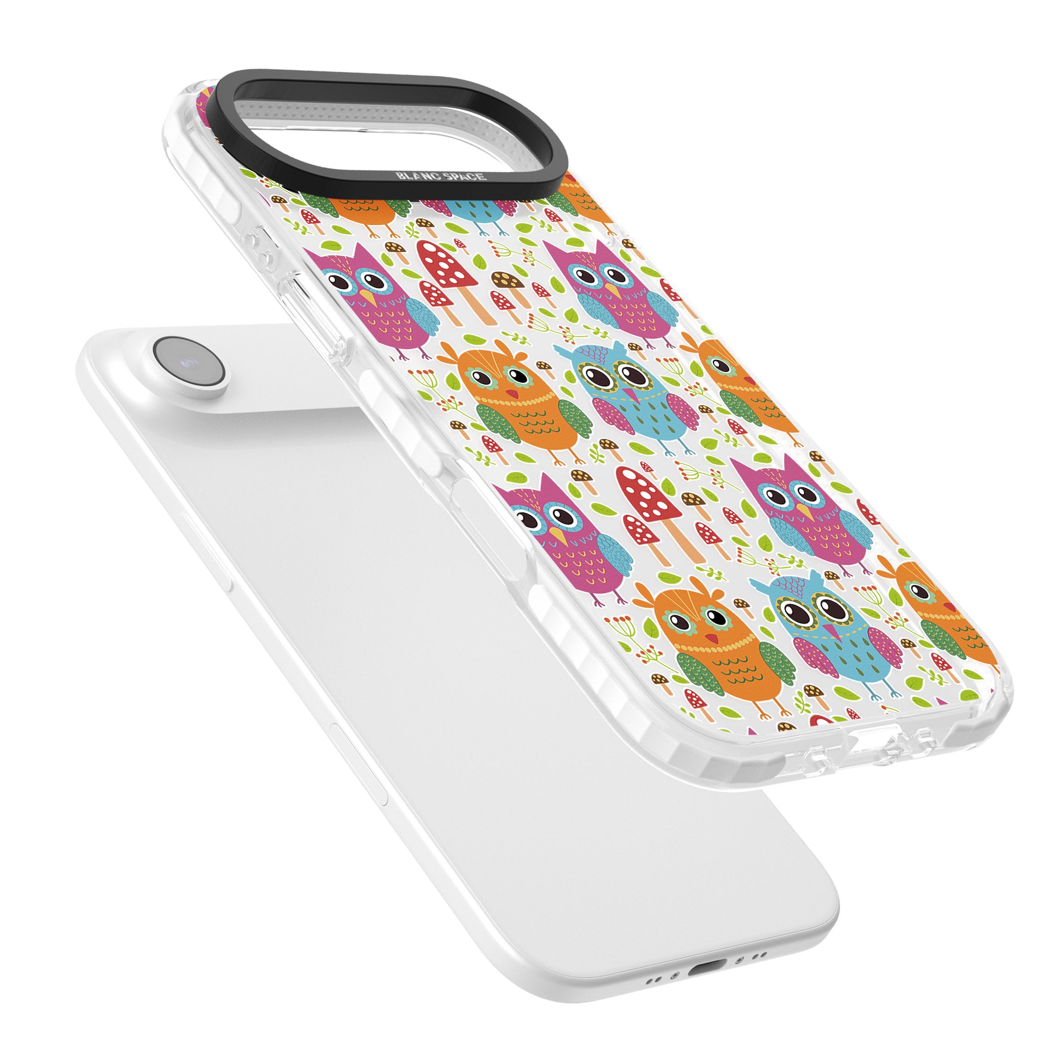 Forrest Owl Clear Pattern iPhone 17 Air Impact Clear Phone Case Colours