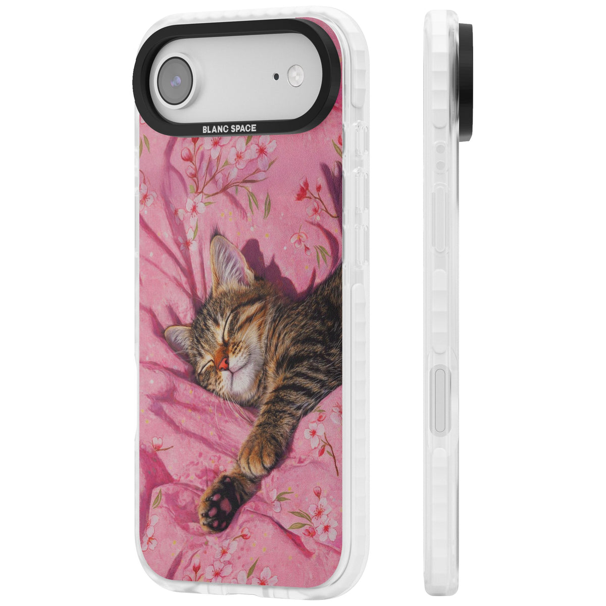 Kitten Dreams iPhone Air Impact Clear Phone Case side