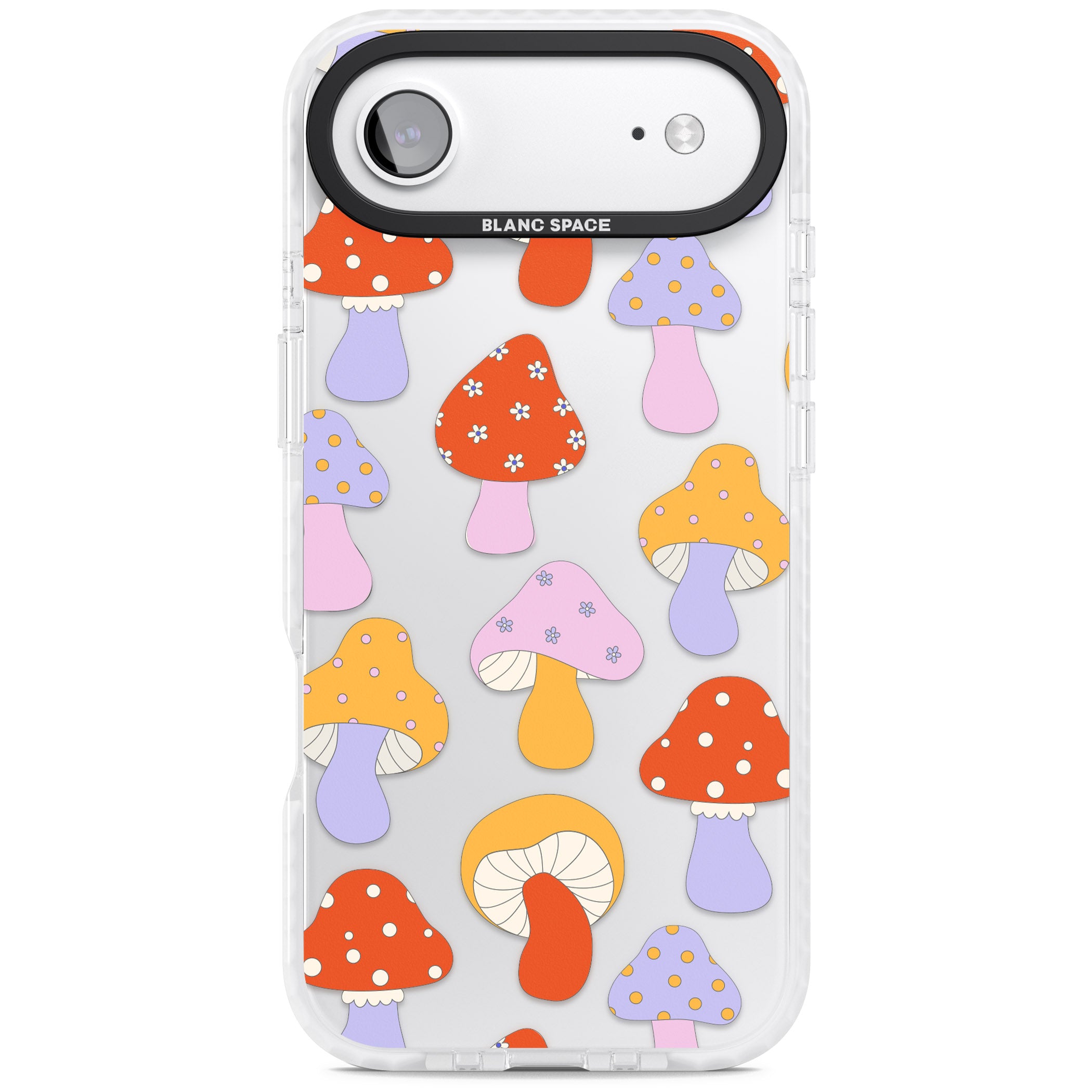 Happy Shrooms iPhone 17 Air Impact Clear Phone Case