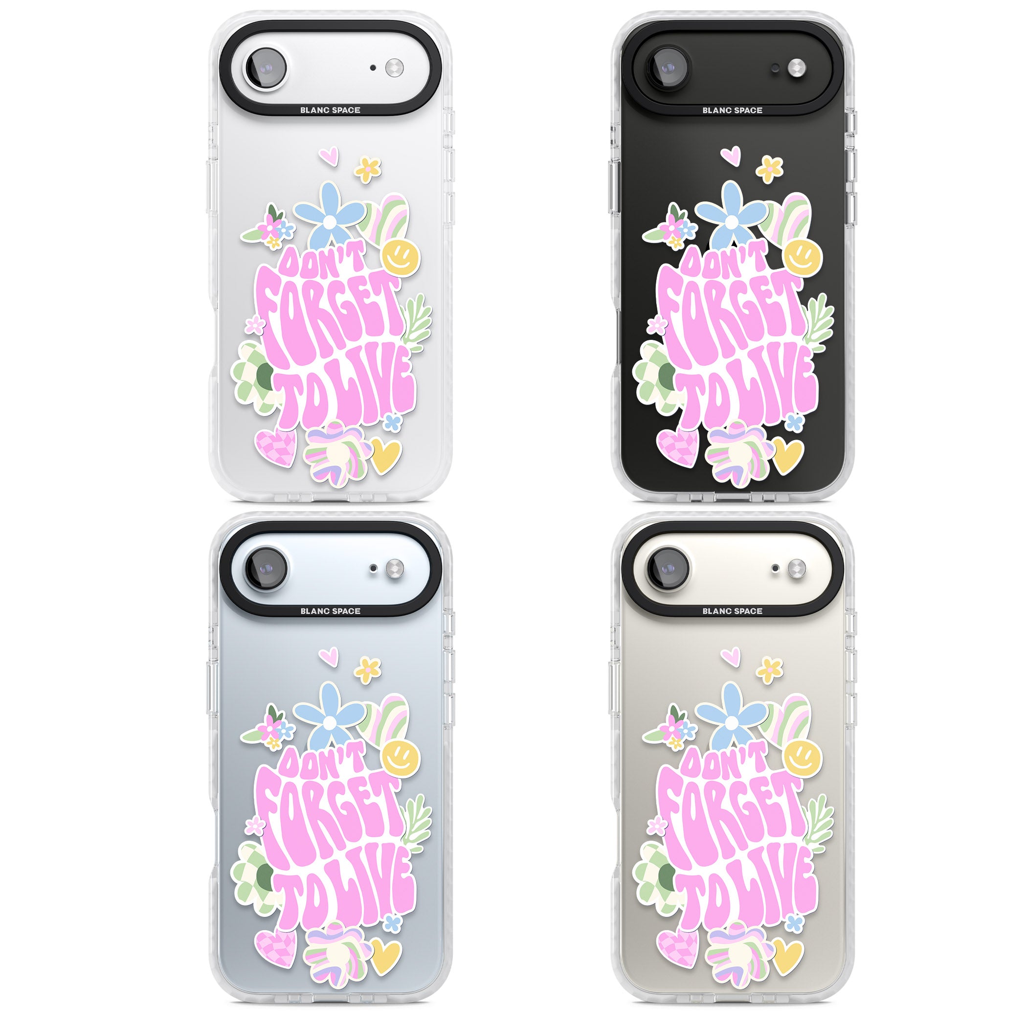 Don'T Forget To Live iPhone 17 Air Impact Clear Phone Case APT Impact Protection