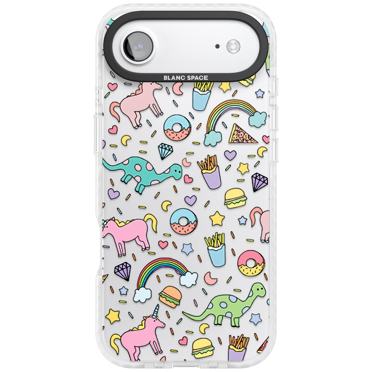 Bubblegum Fantasy iPhone Air Impact Clear Phone Case front