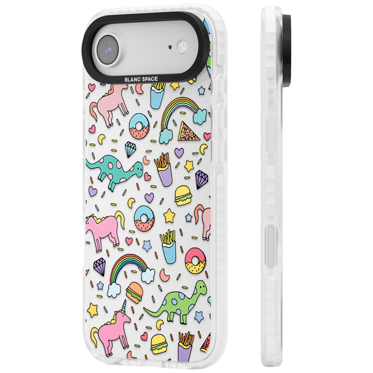 Bubblegum Fantasy iPhone Air Impact Clear Phone Case side