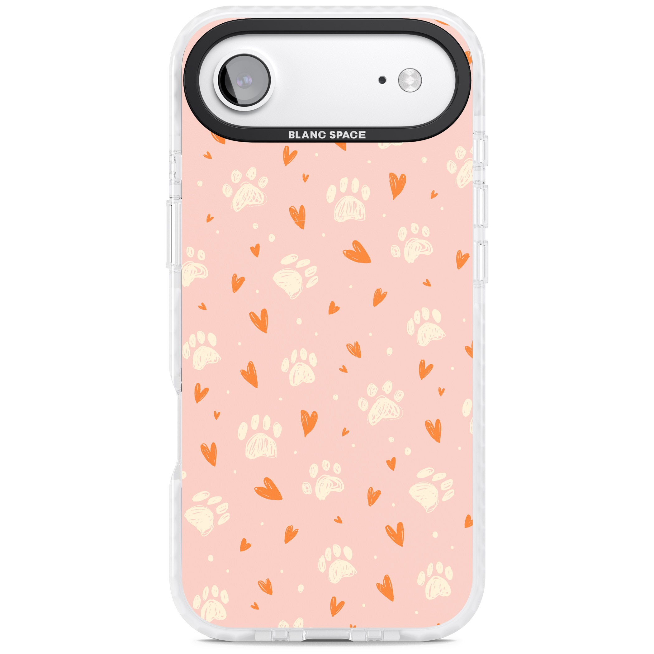 Paws & Hearts iPhone 17 Air Impact Clear Phone Case
