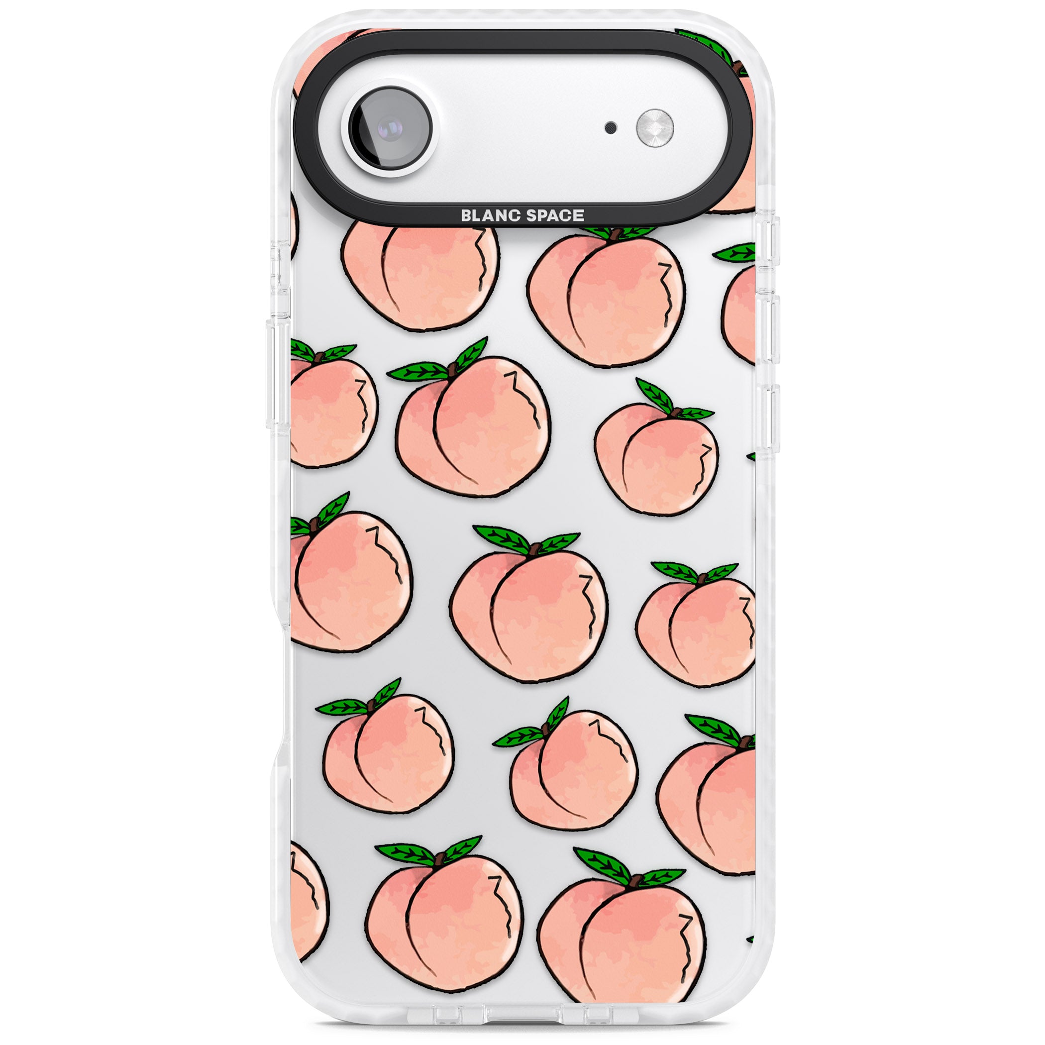 Peachy Picnic iPhone 17 Air Impact Clear Phone Case
