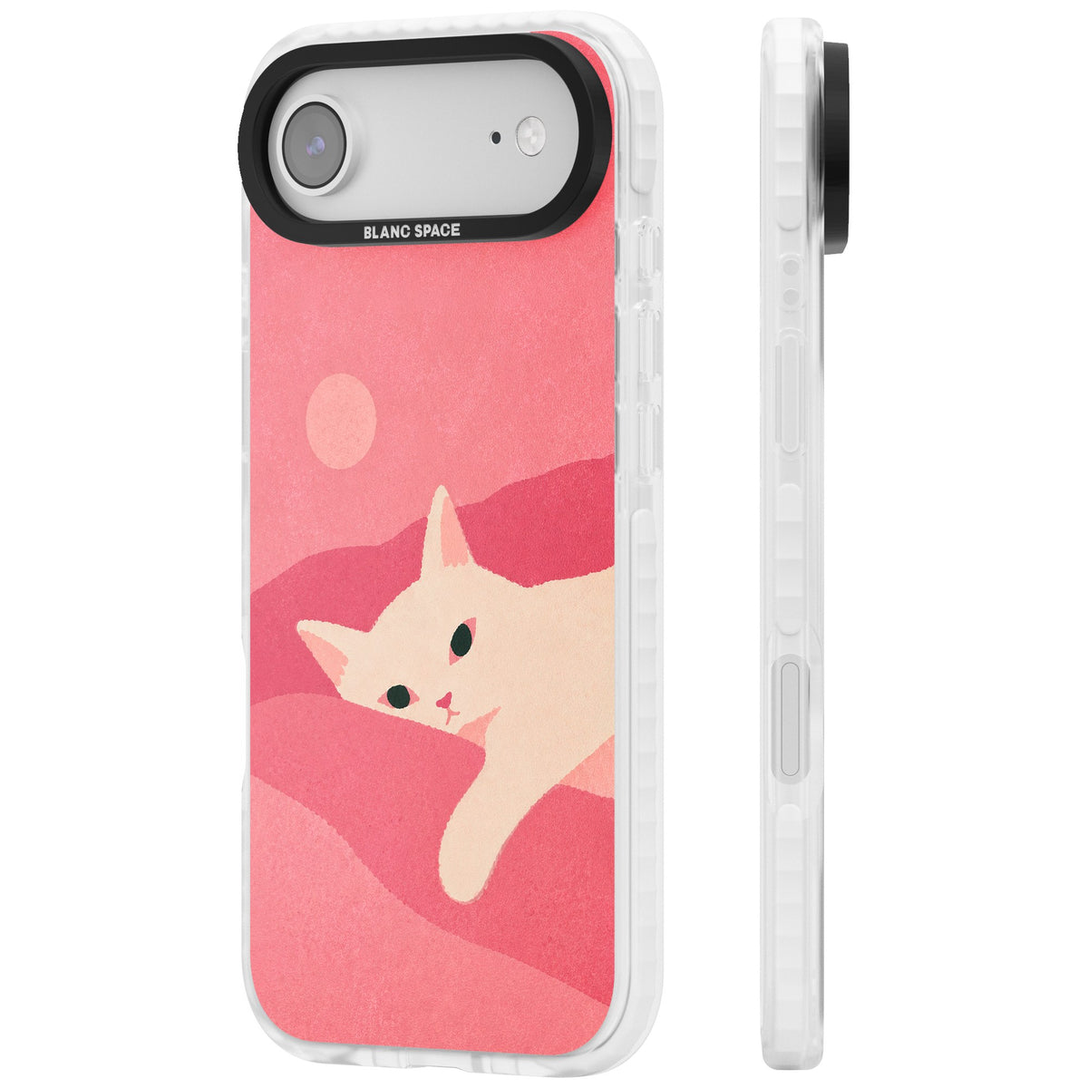 Pink Dreams iPhone Air Impact Clear Phone Case side