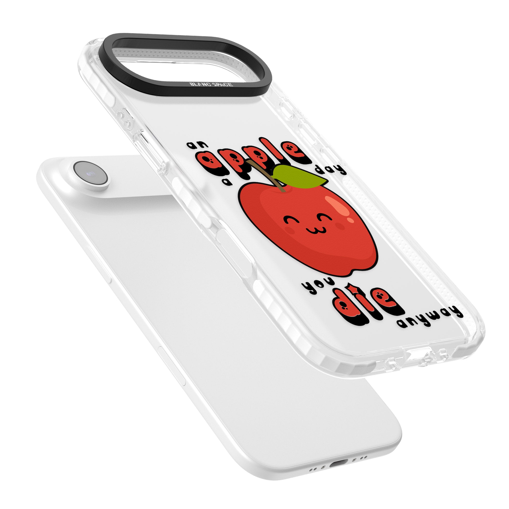 An Apple A Day iPhone 17 Air Impact Clear Phone Case Colours