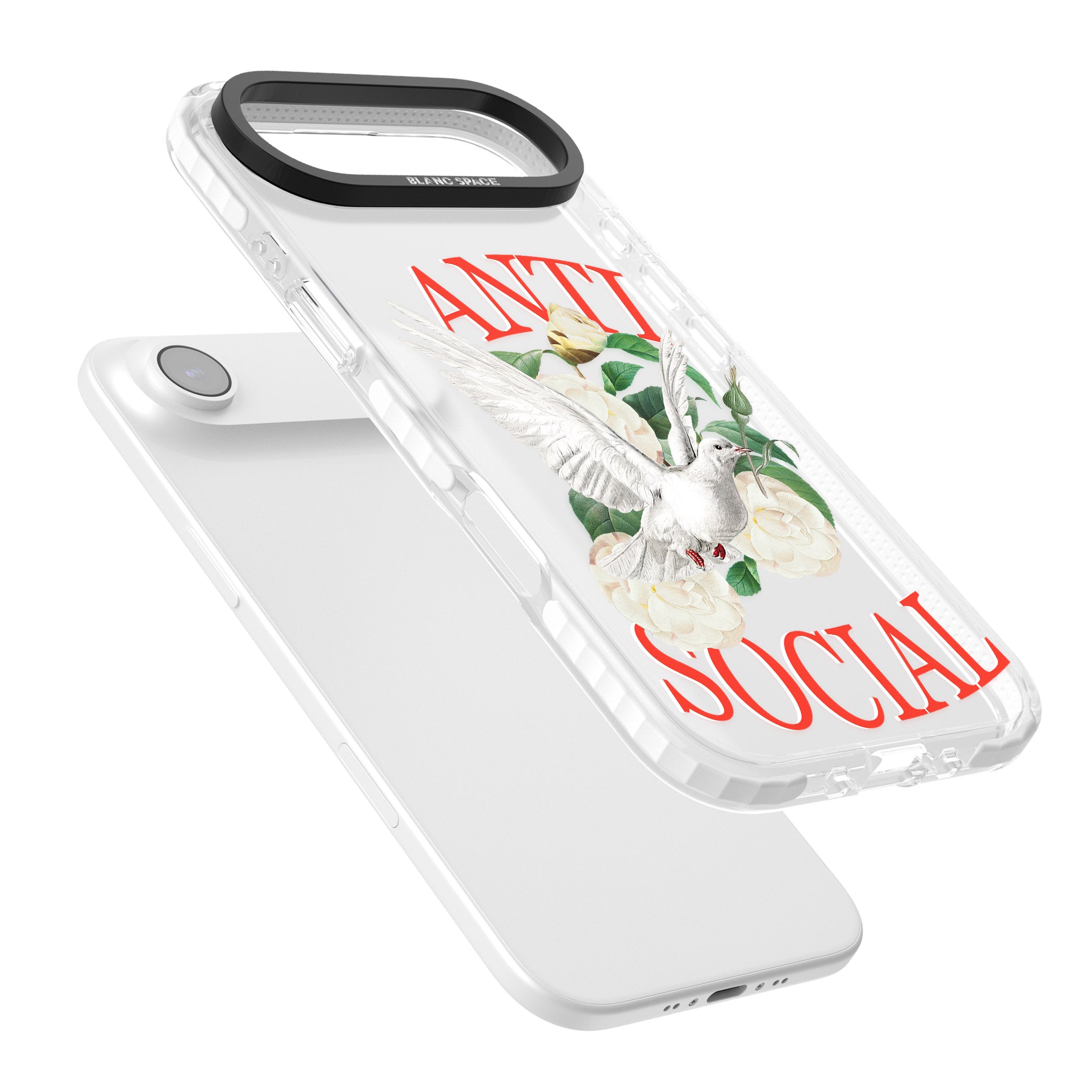 Anti Social iPhone 17 Air Impact Clear Phone Case Colours