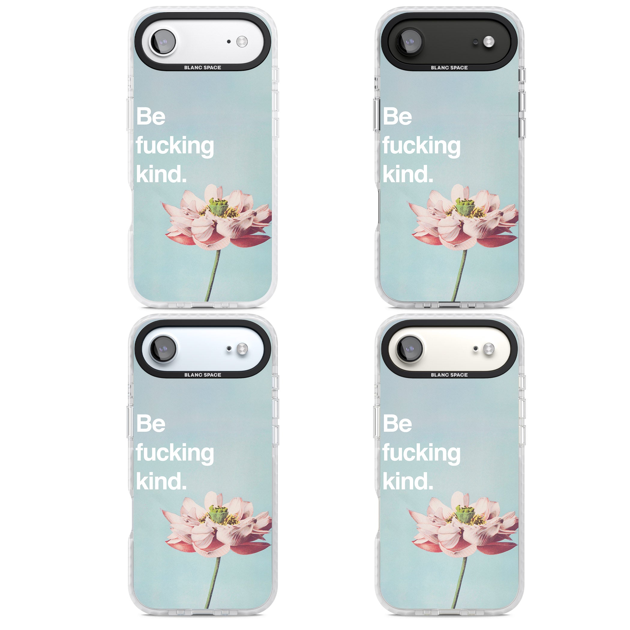 Be F*Cking Kind iPhone 17 Air Impact Clear Phone Case APT Impact Protection