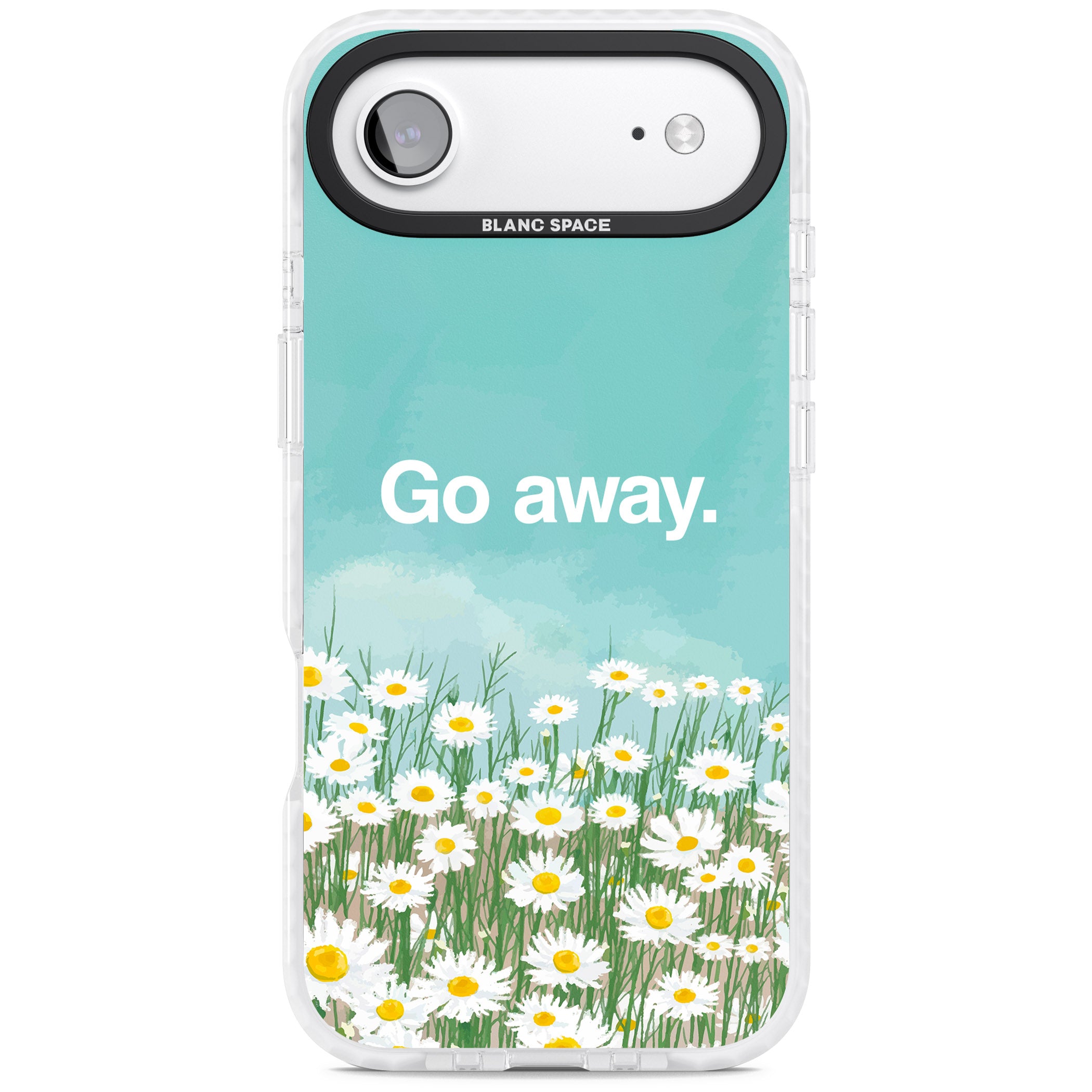 Go Away iPhone 17 Air Impact Clear Phone Case