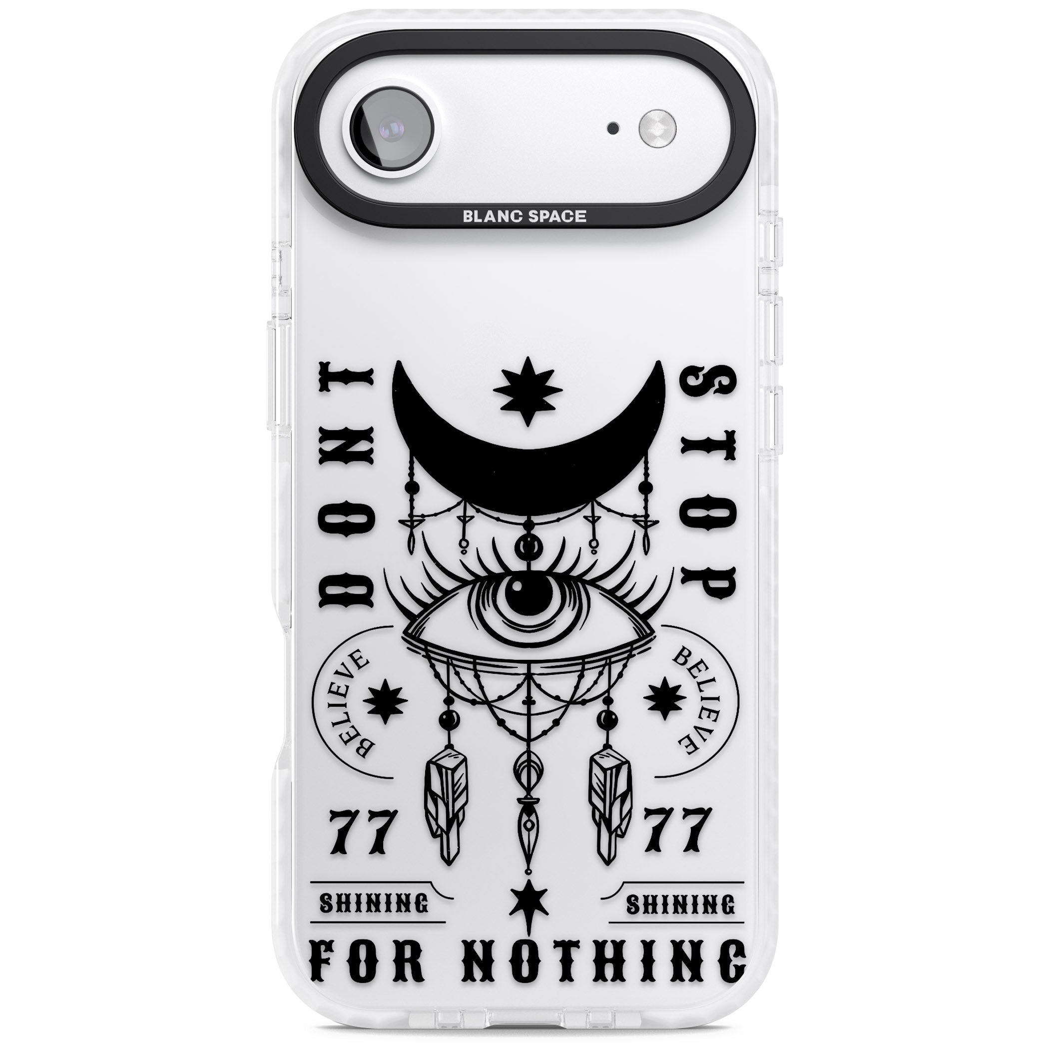 Dont Stop For Nothing iPhone 17 Air Impact Clear Phone Case
