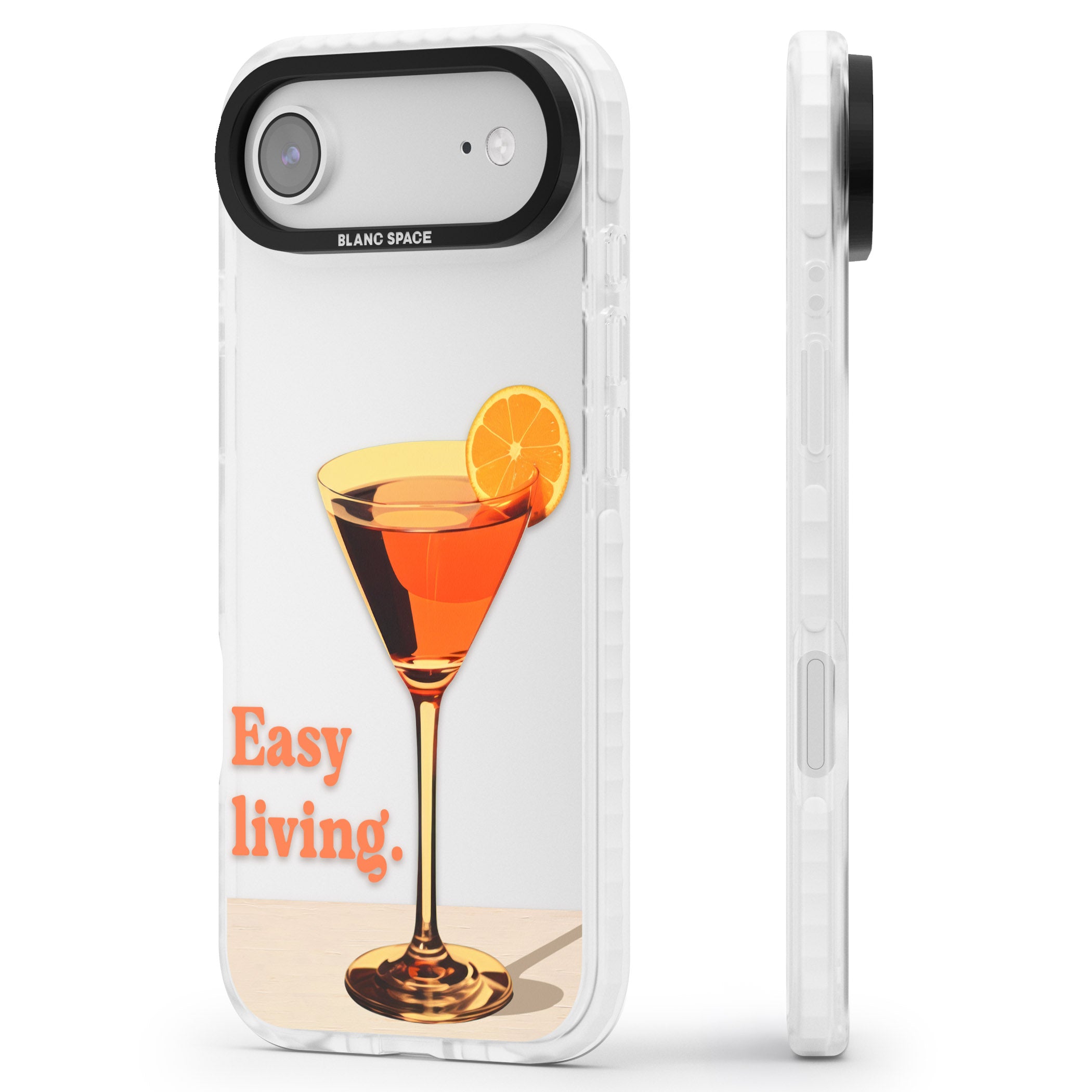 Easy Living iPhone 17 Air Impact Clear Phone Case Side Profile