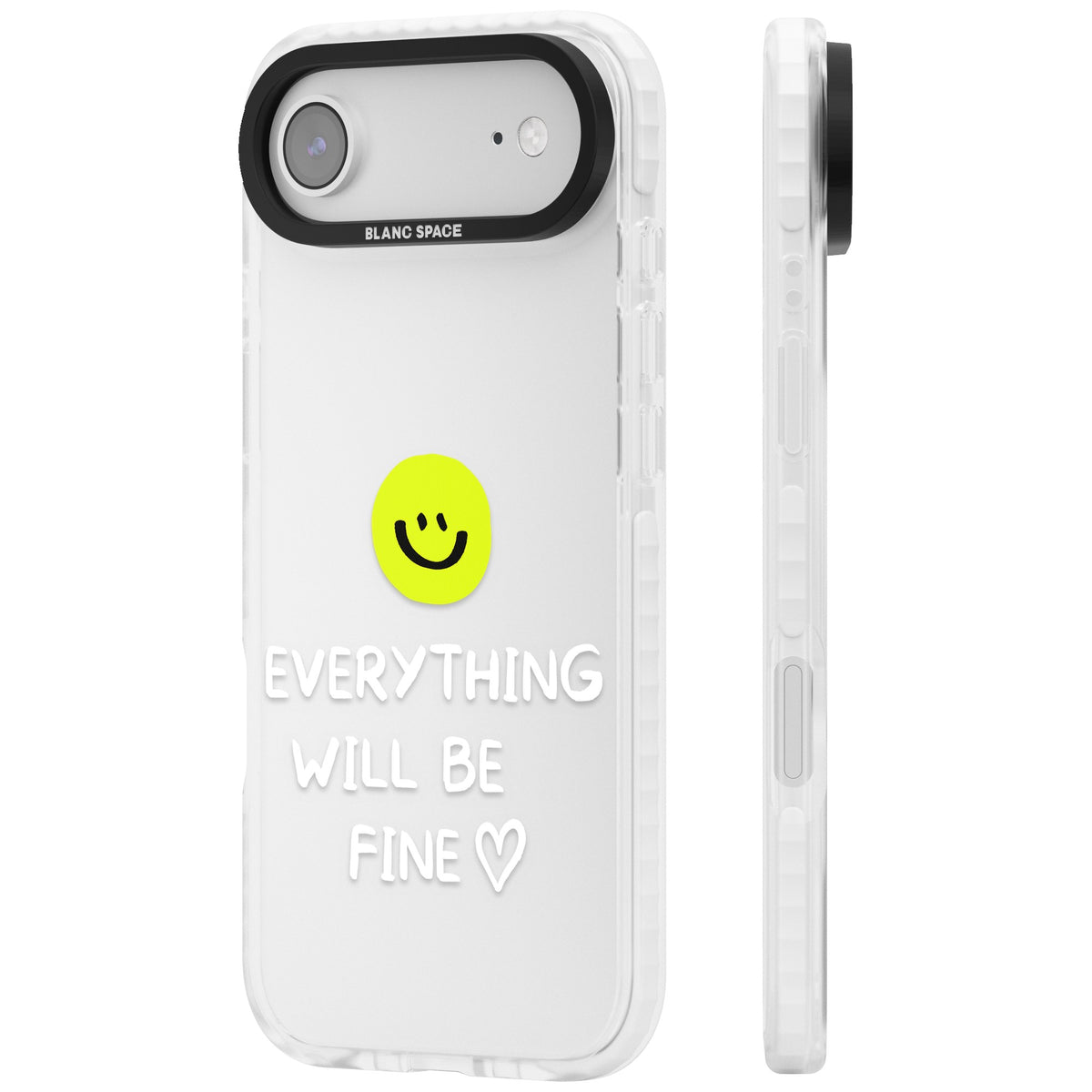 Everything Will Be Fine iPhone Air Impact Clear Phone Case side
