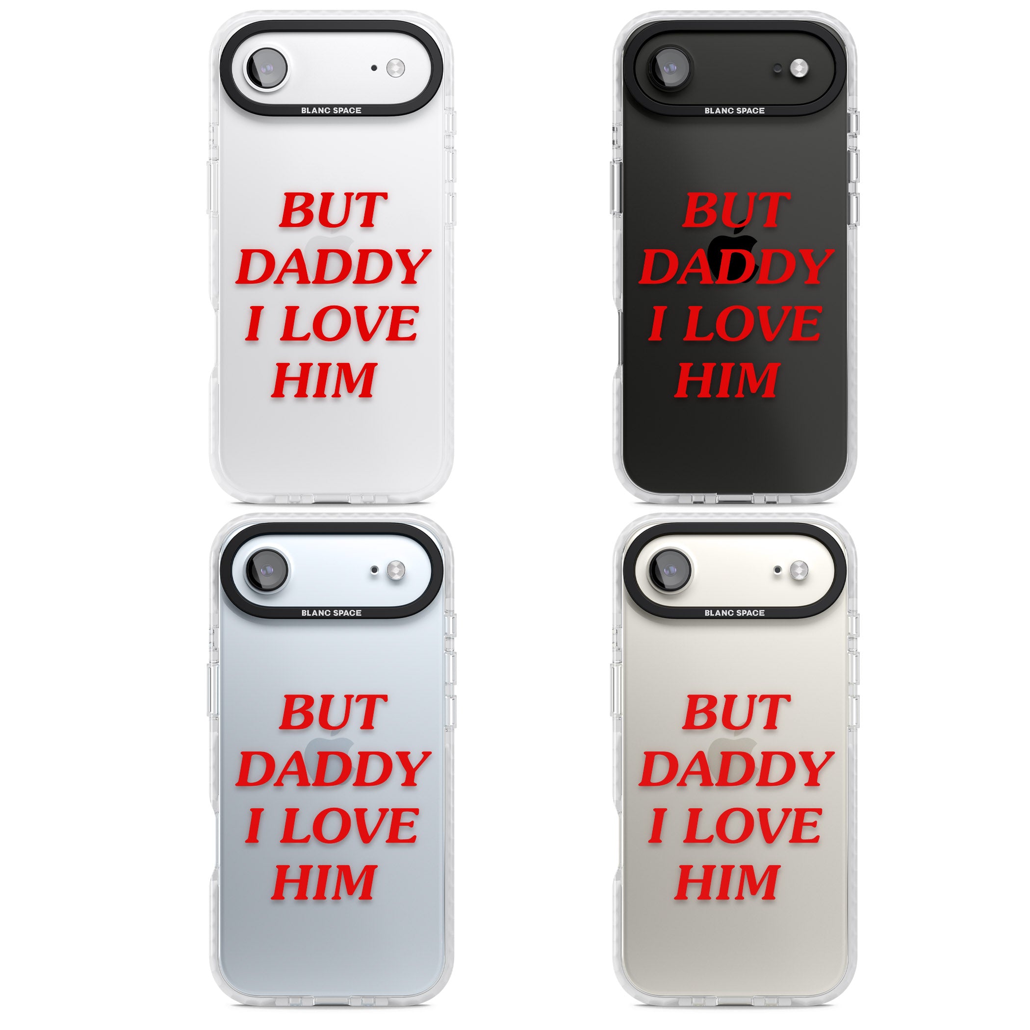 But Daddy I Love Him iPhone 17 Air Impact Clear Phone Case APT Impact Protection