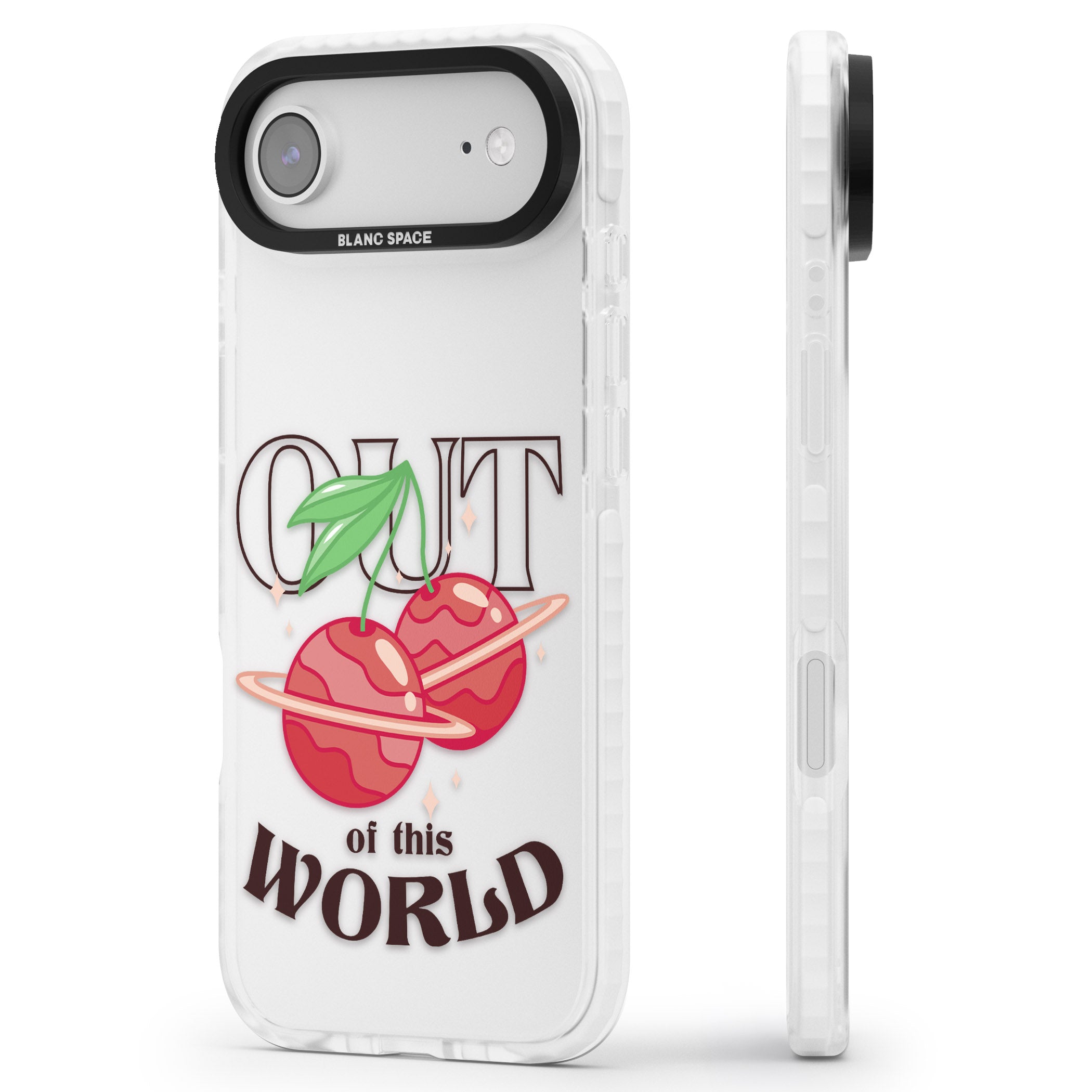 Out Of This World iPhone 17 Air Impact Clear Phone Case Side Profile