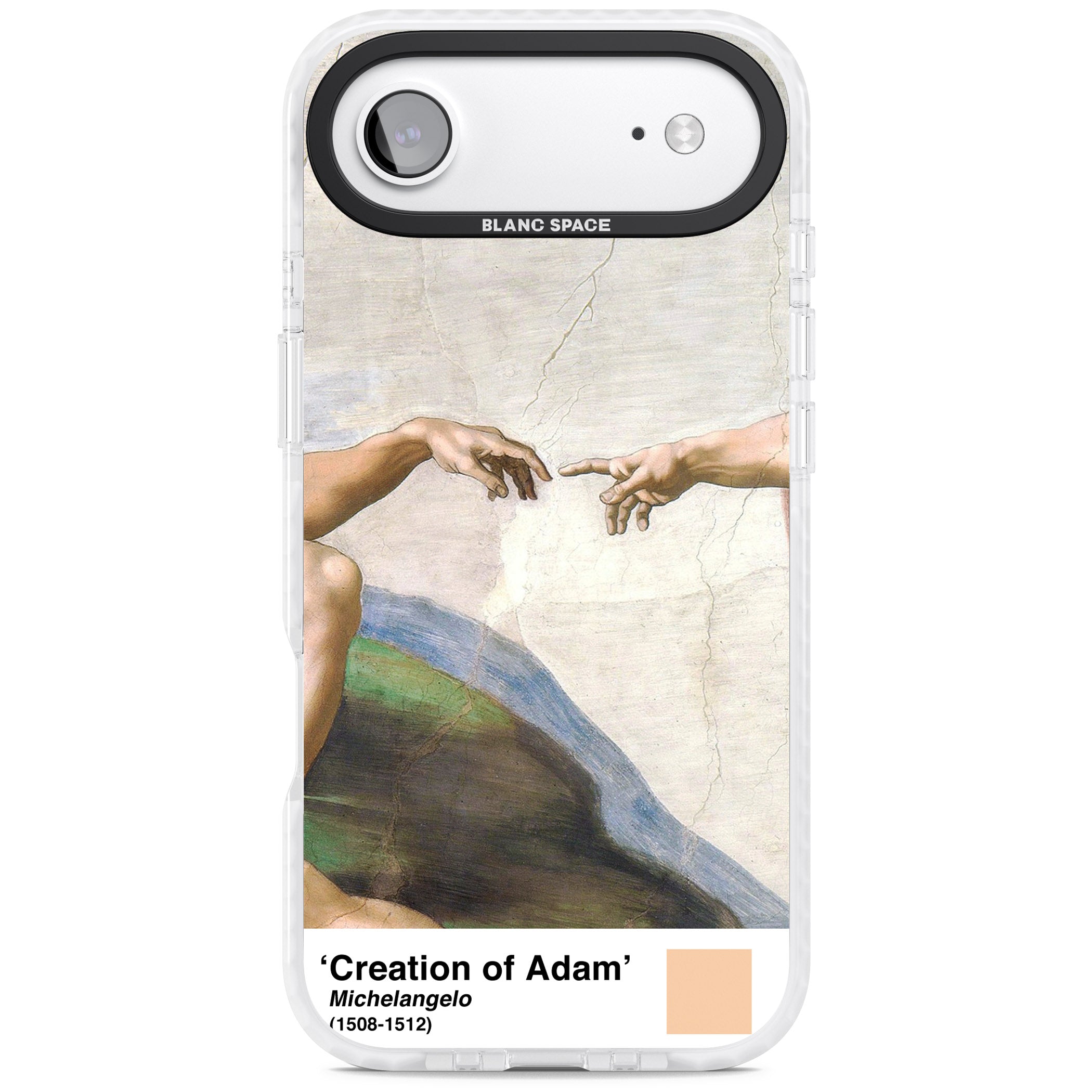 Creation Of Adam iPhone 17 Air Impact Clear Phone Case