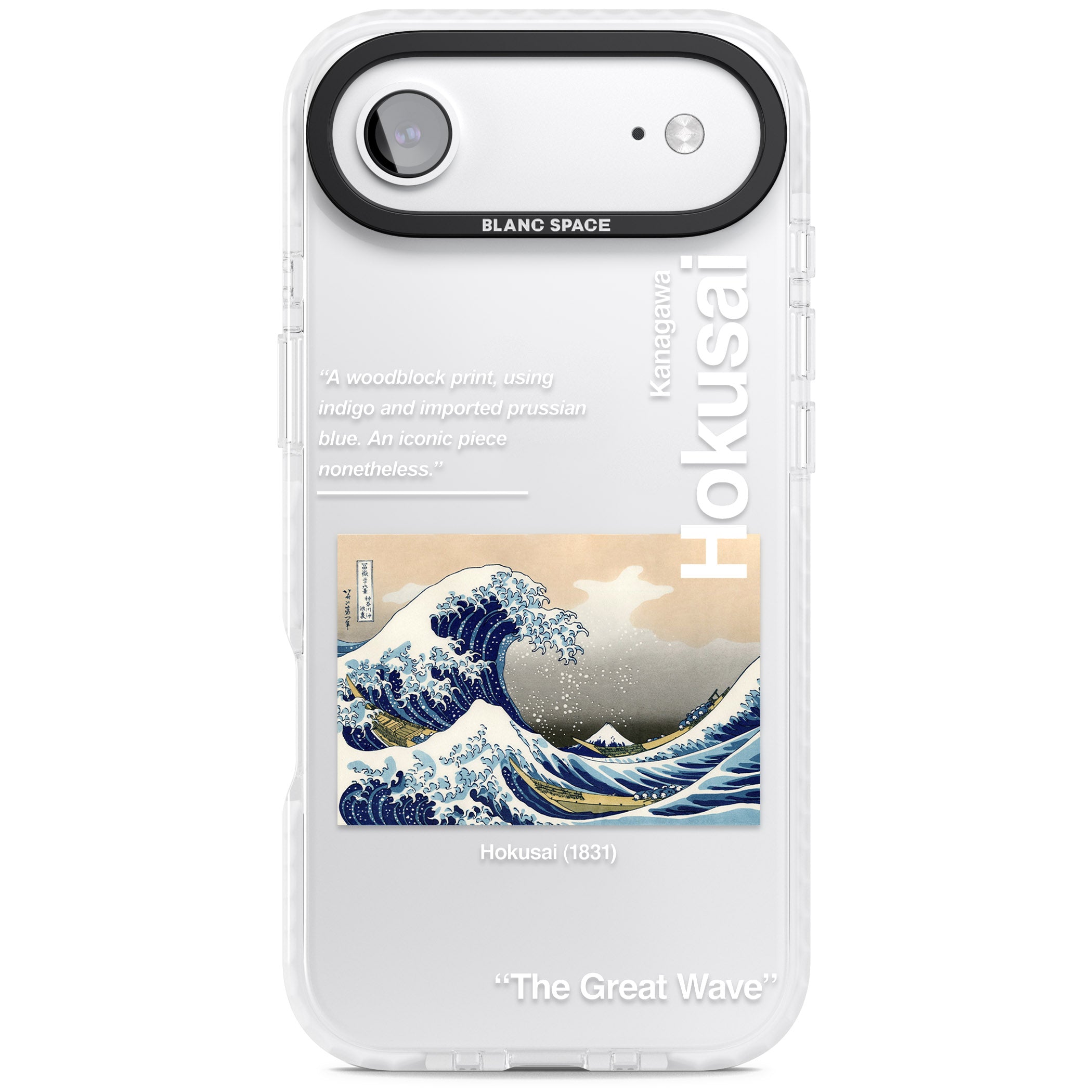 The Great Wave iPhone 17 Air Impact Clear Phone Case