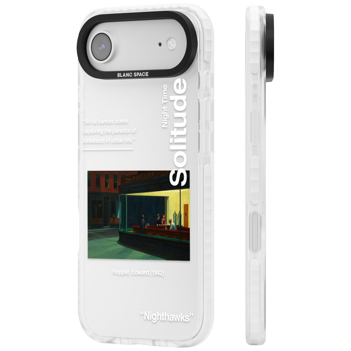 Nighthawks iPhone Air Impact Clear Phone Case side