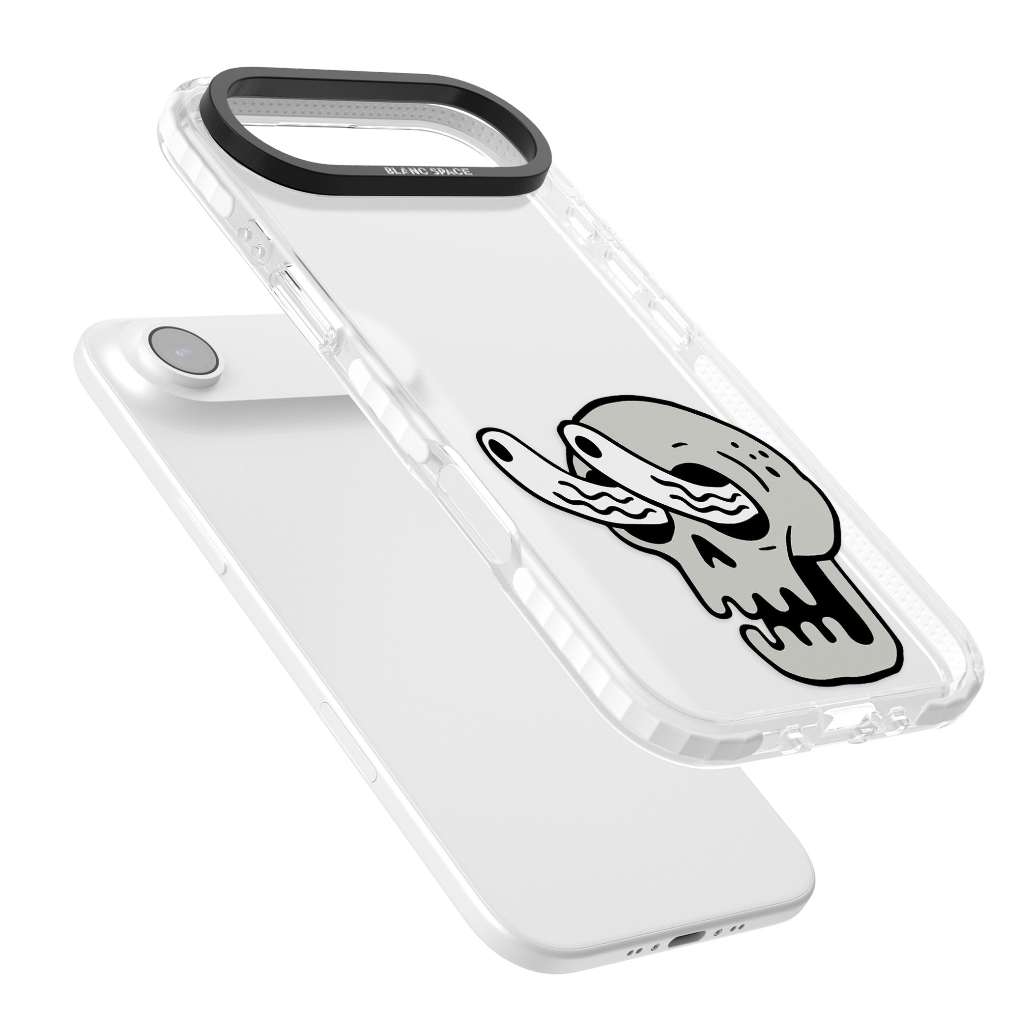 Skull Eyes iPhone 17 Air Impact Clear Phone Case Colours