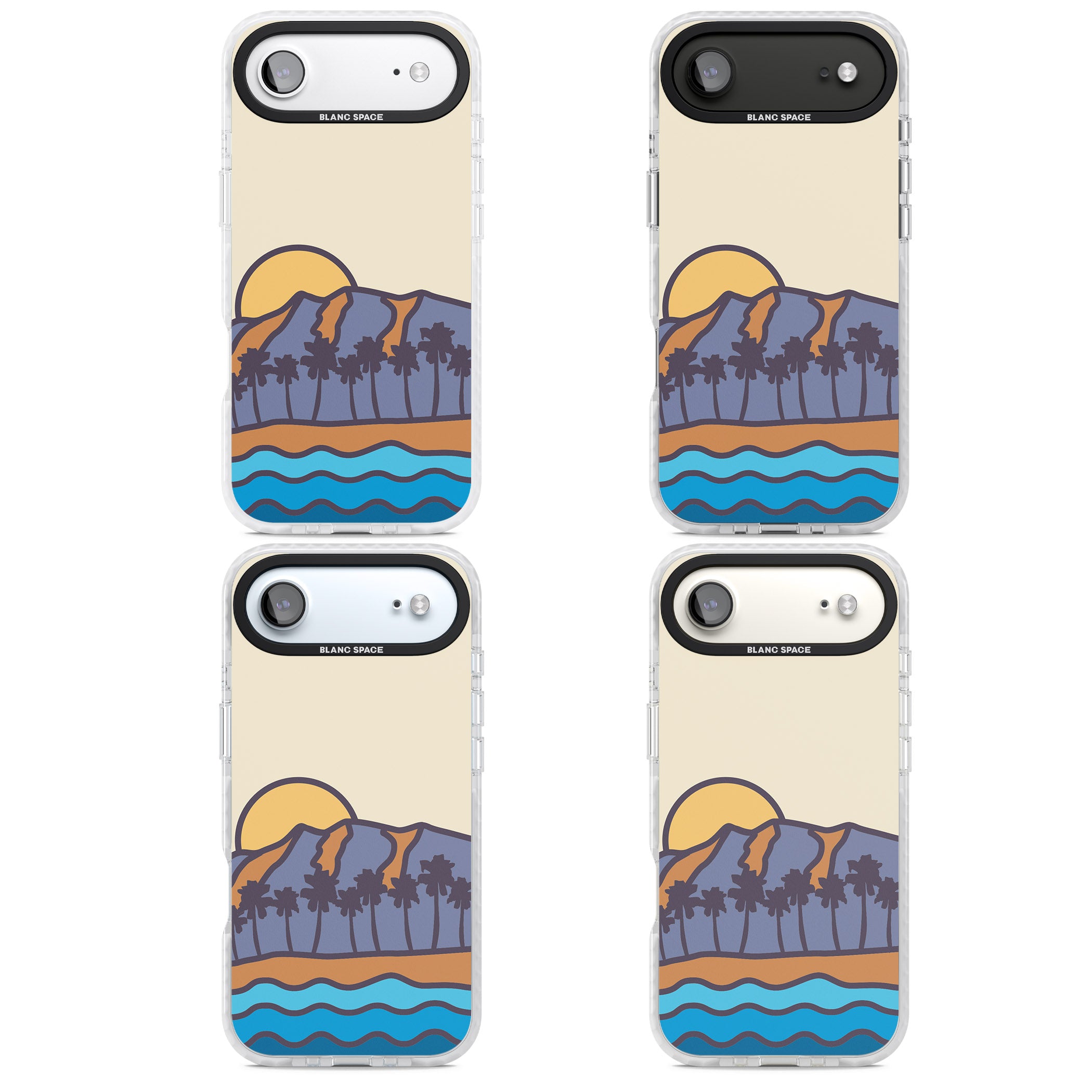South Sunset iPhone 17 Air Impact Clear Phone Case APT Impact Protection