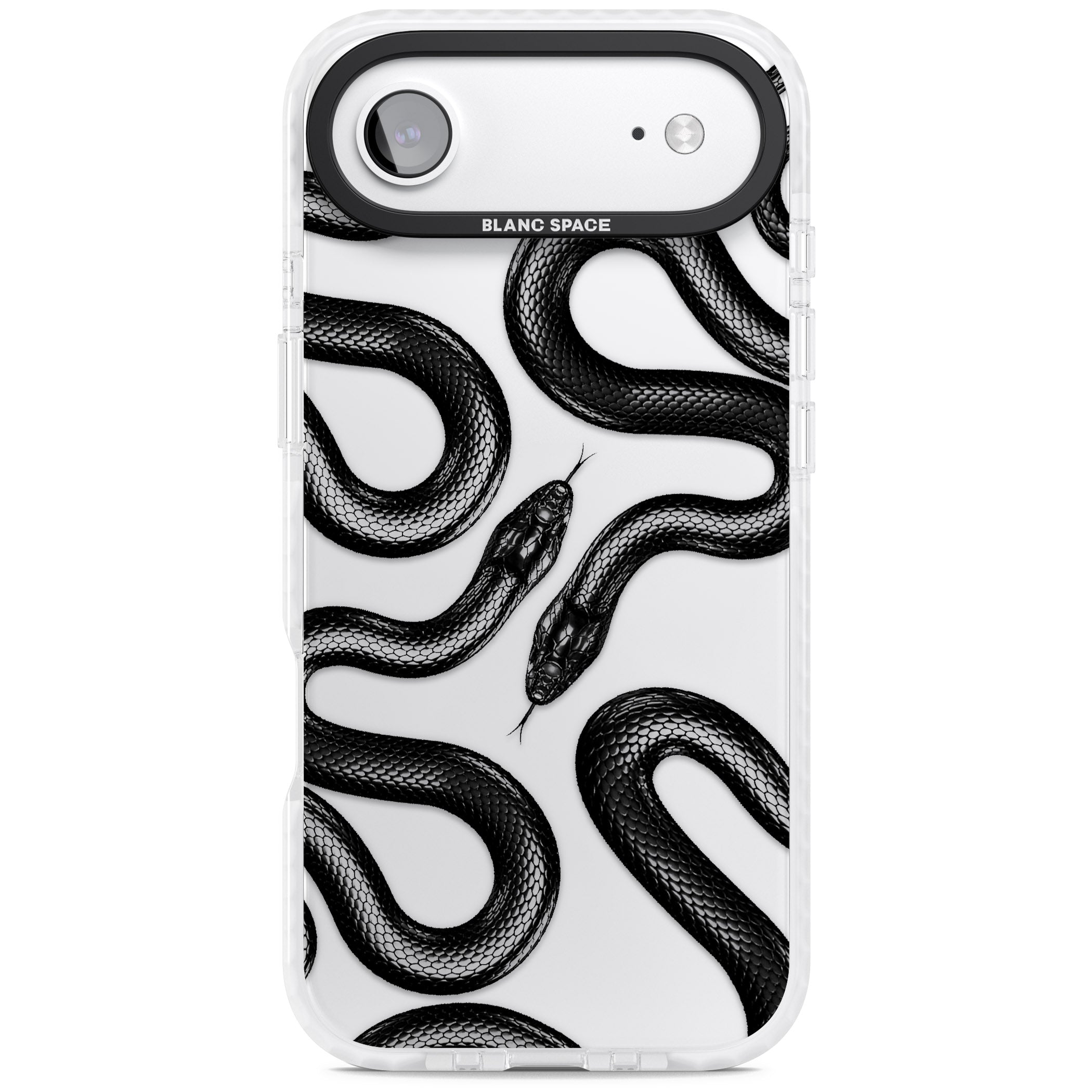 Black Kingsnake iPhone 17 Air Impact Clear Phone Case