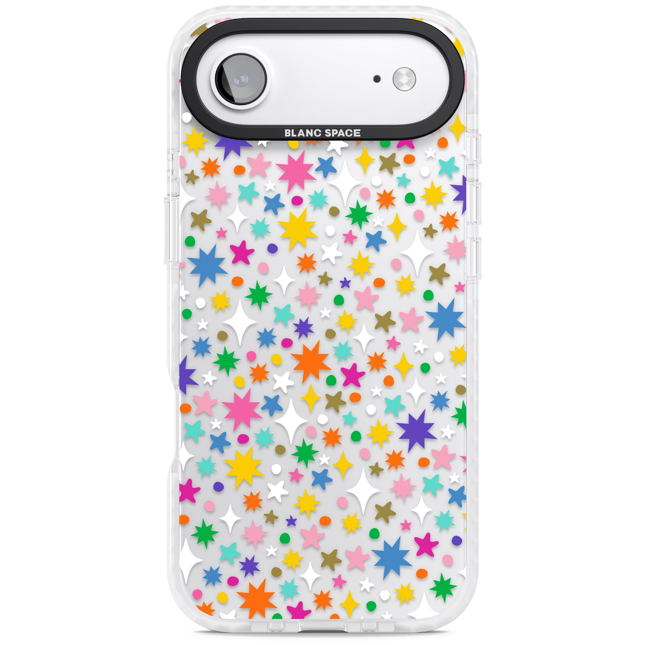 Rainbow Starburst iPhone 17 Air Impact Clear Phone Case