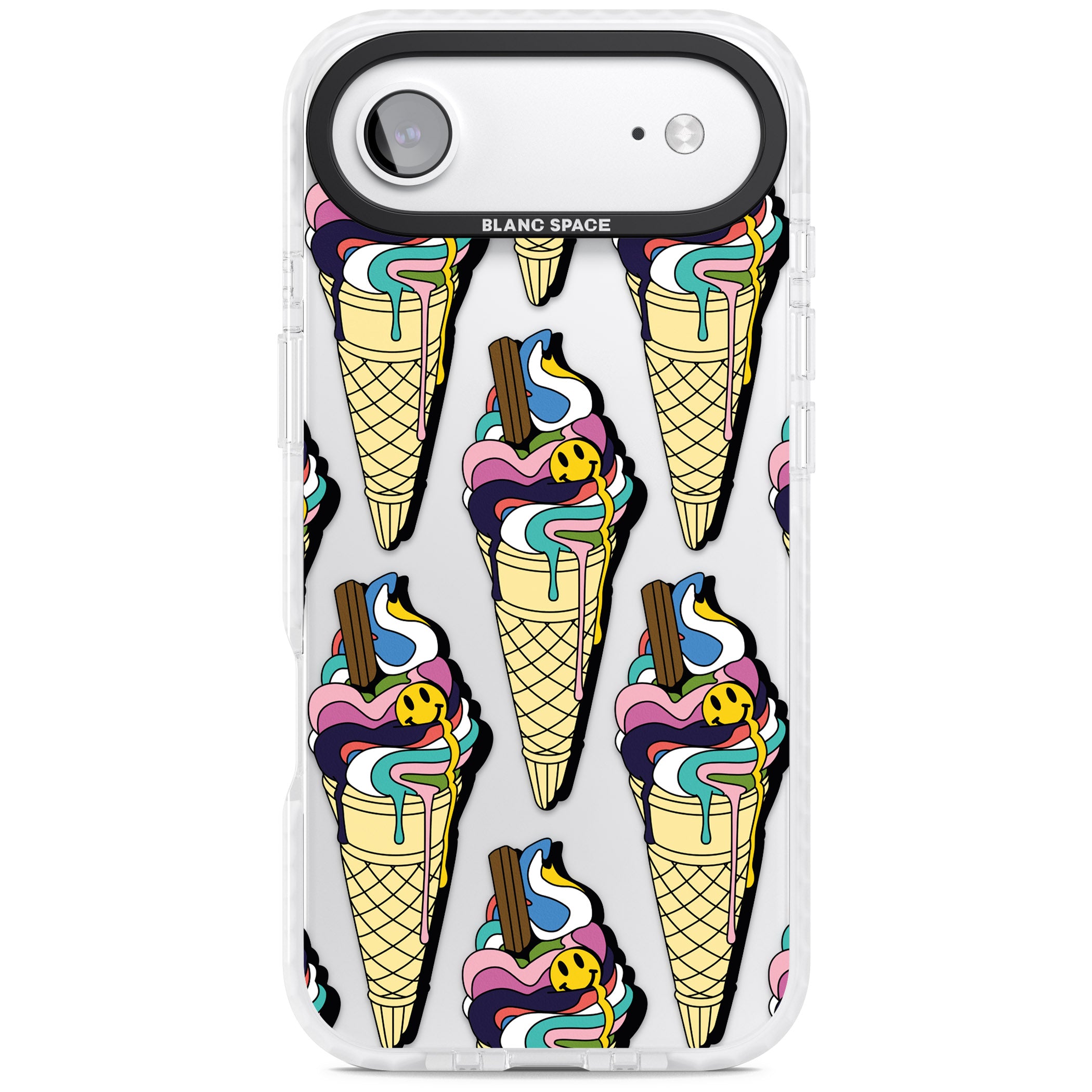 Trip & Drip Ice Cream iPhone 17 Air Impact Clear Phone Case