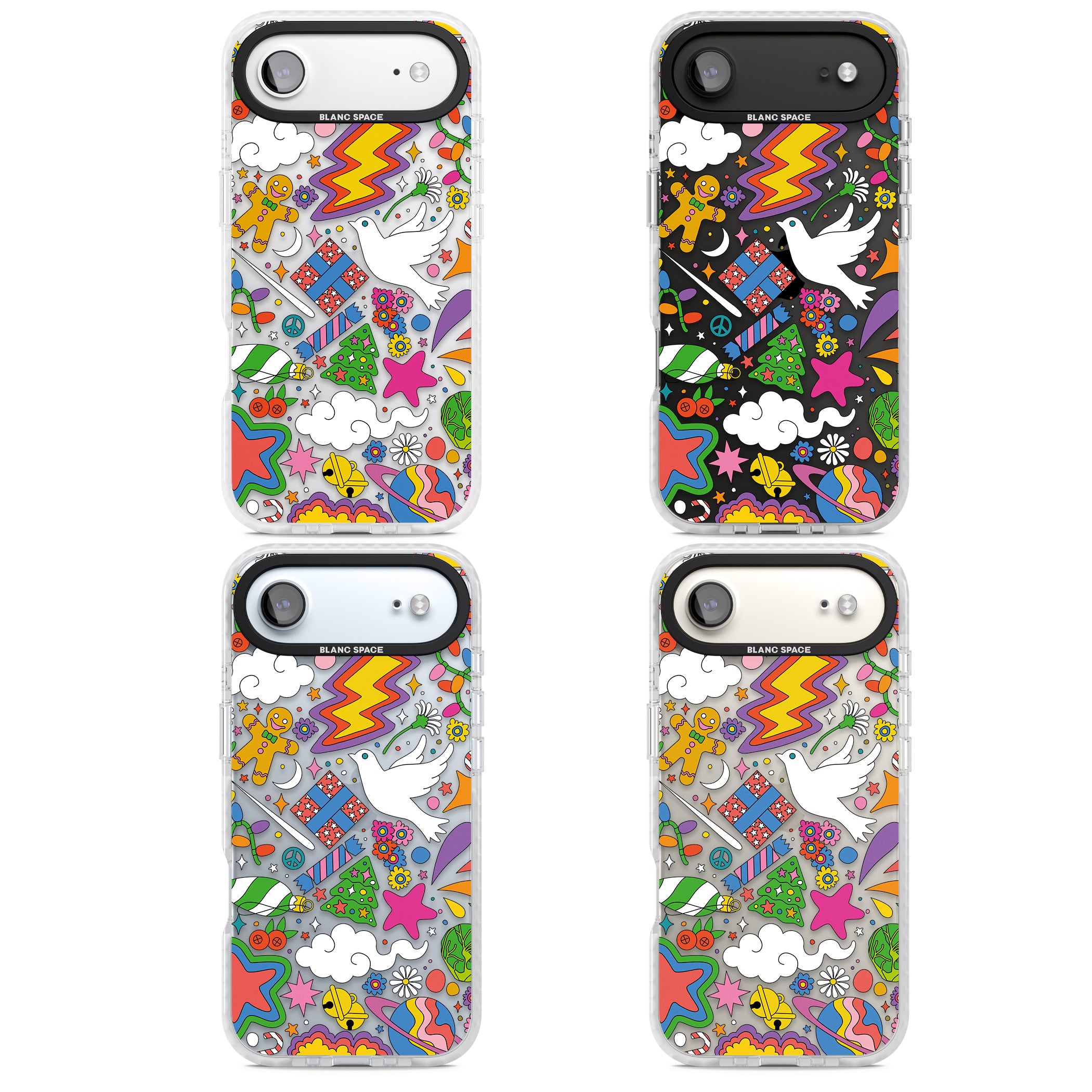 Whimsical Wonderland iPhone 17 Air Impact Clear Phone Case APT Impact Protection