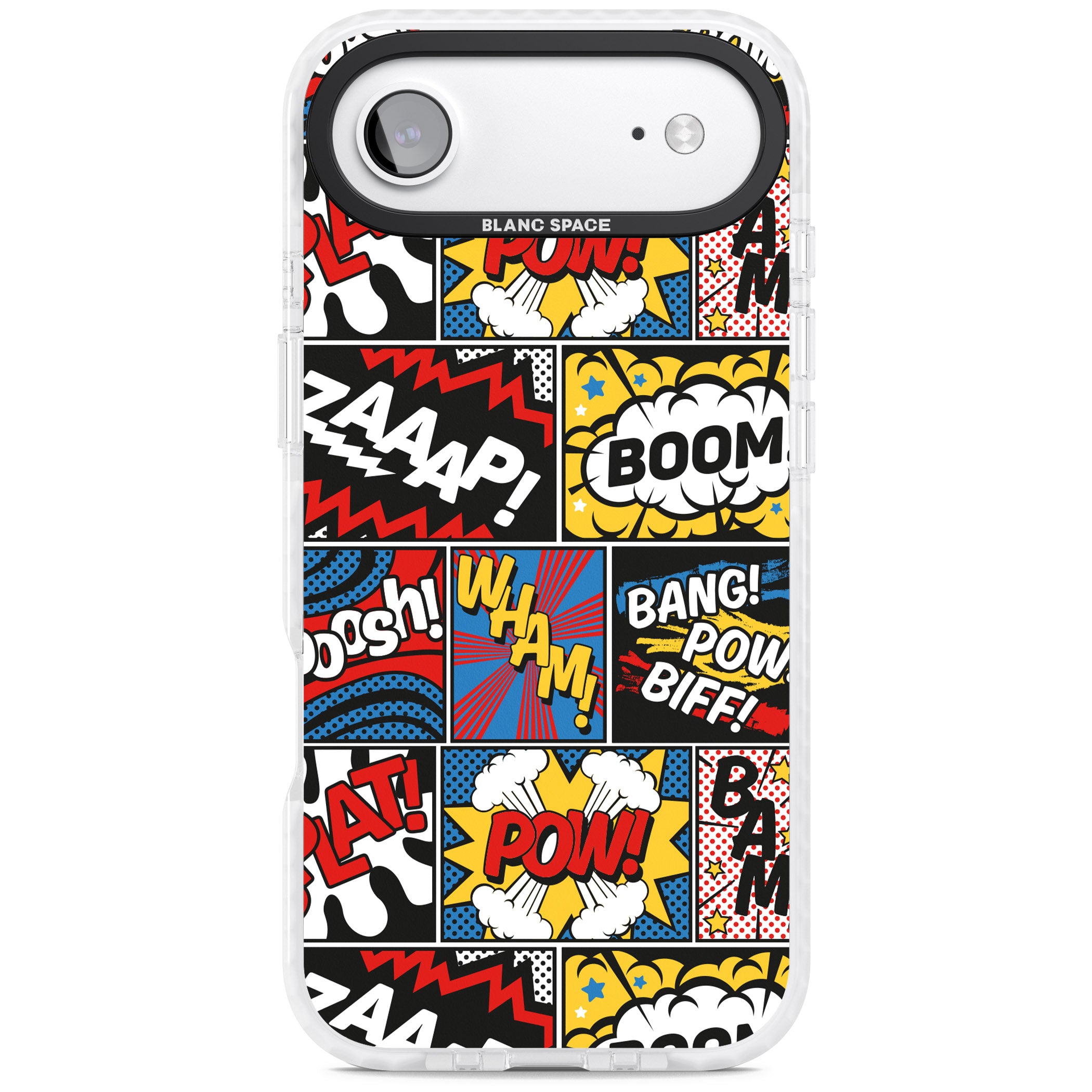 Onomatopoeia iPhone 17 Air Impact Clear Phone Case