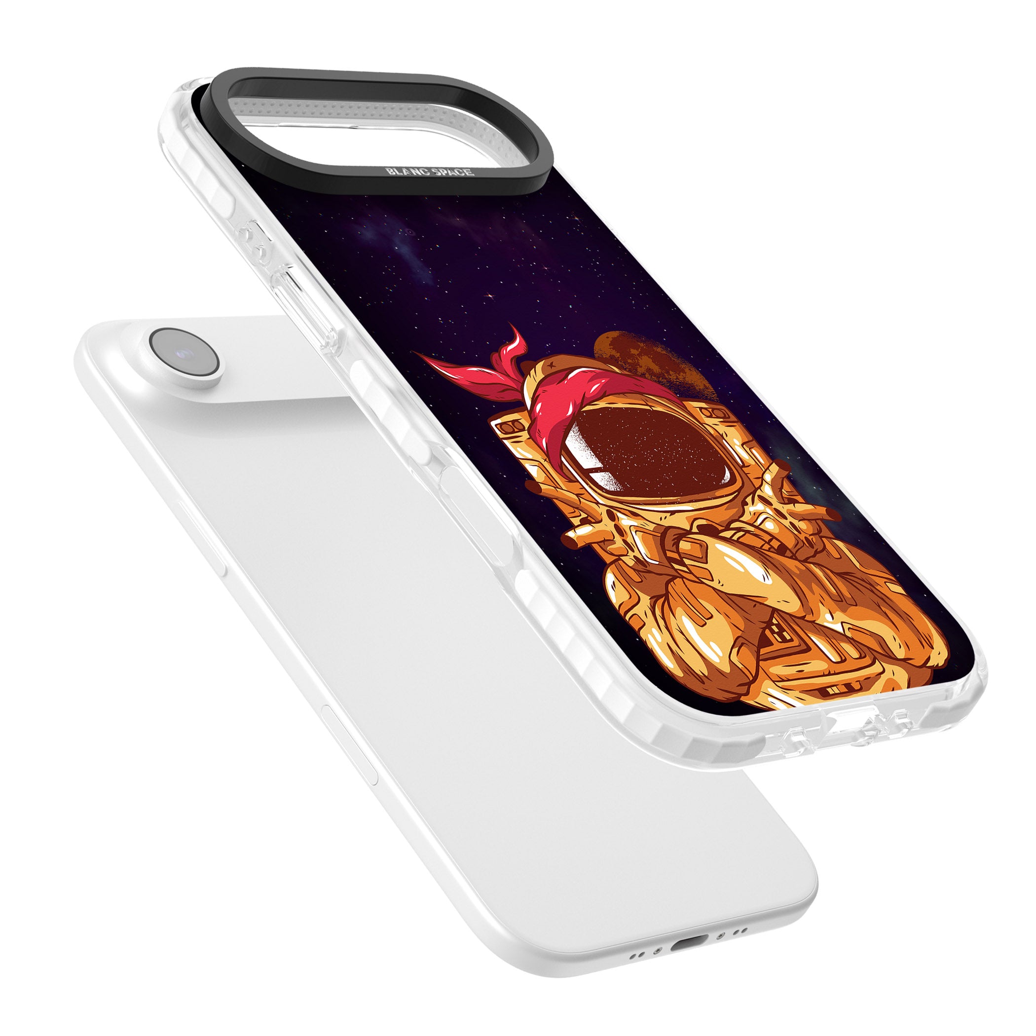 Space Gangster iPhone 17 Air Impact Clear Phone Case Colours