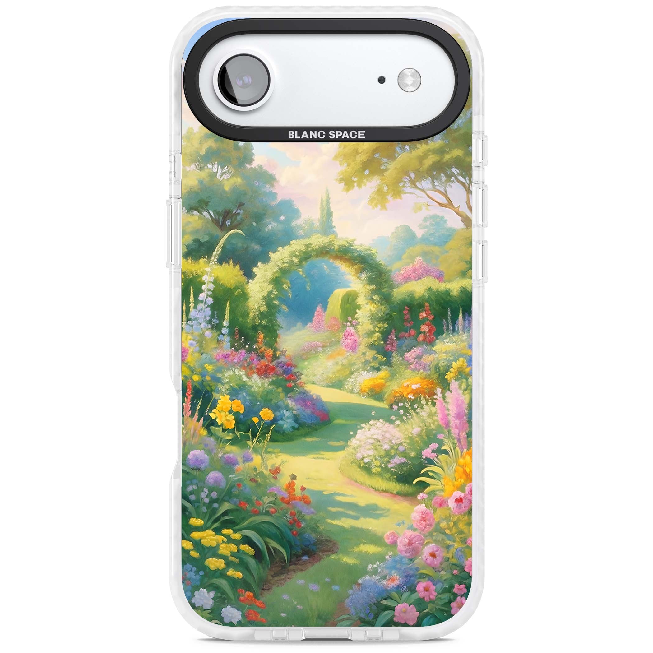 The Painter's Garden floral iPhone case | Black Impact case for iPhone Air