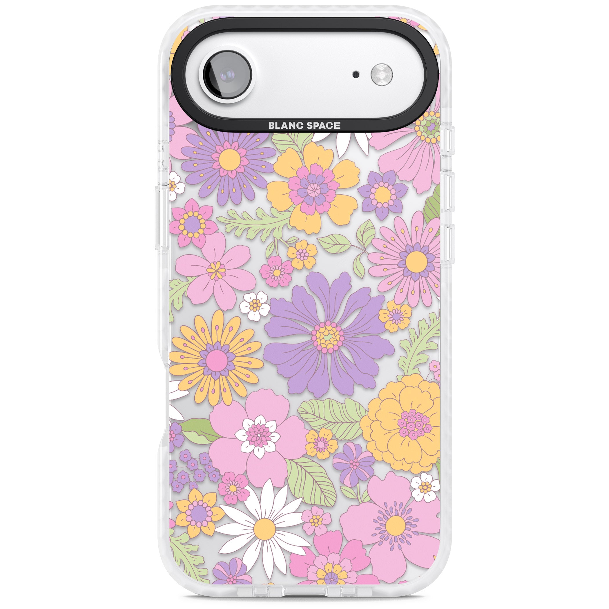 Soft Flower Mix iPhone 17 Air Impact Clear Phone Case