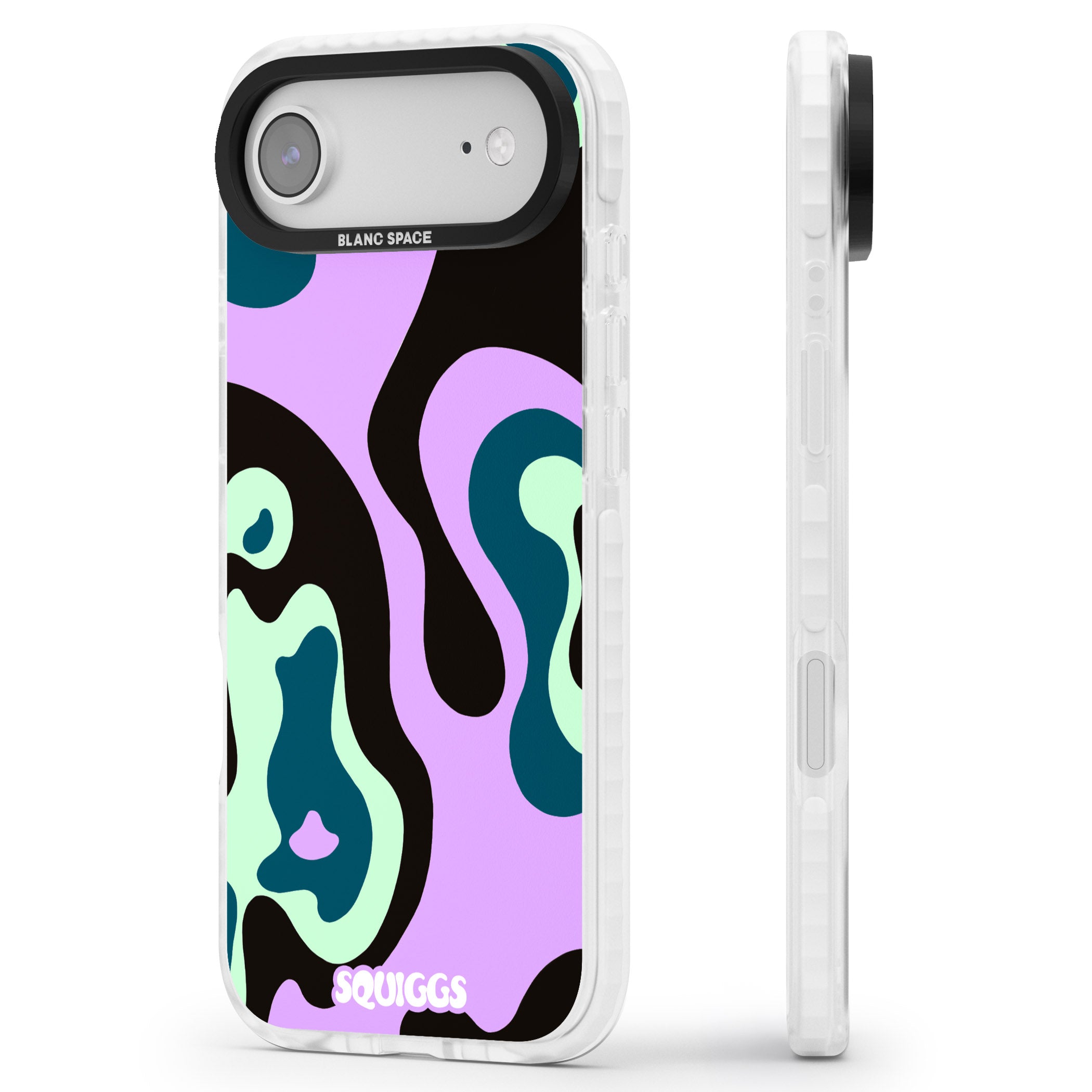 Purple River iPhone 17 Air Impact Clear Phone Case Side Profile