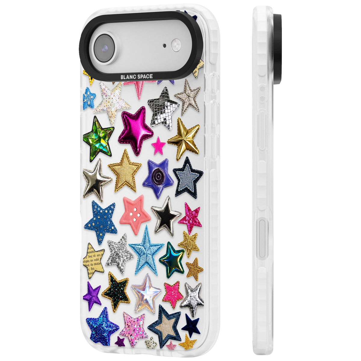 Crafty Star Mix iPhone Air Impact Clear Phone Case side