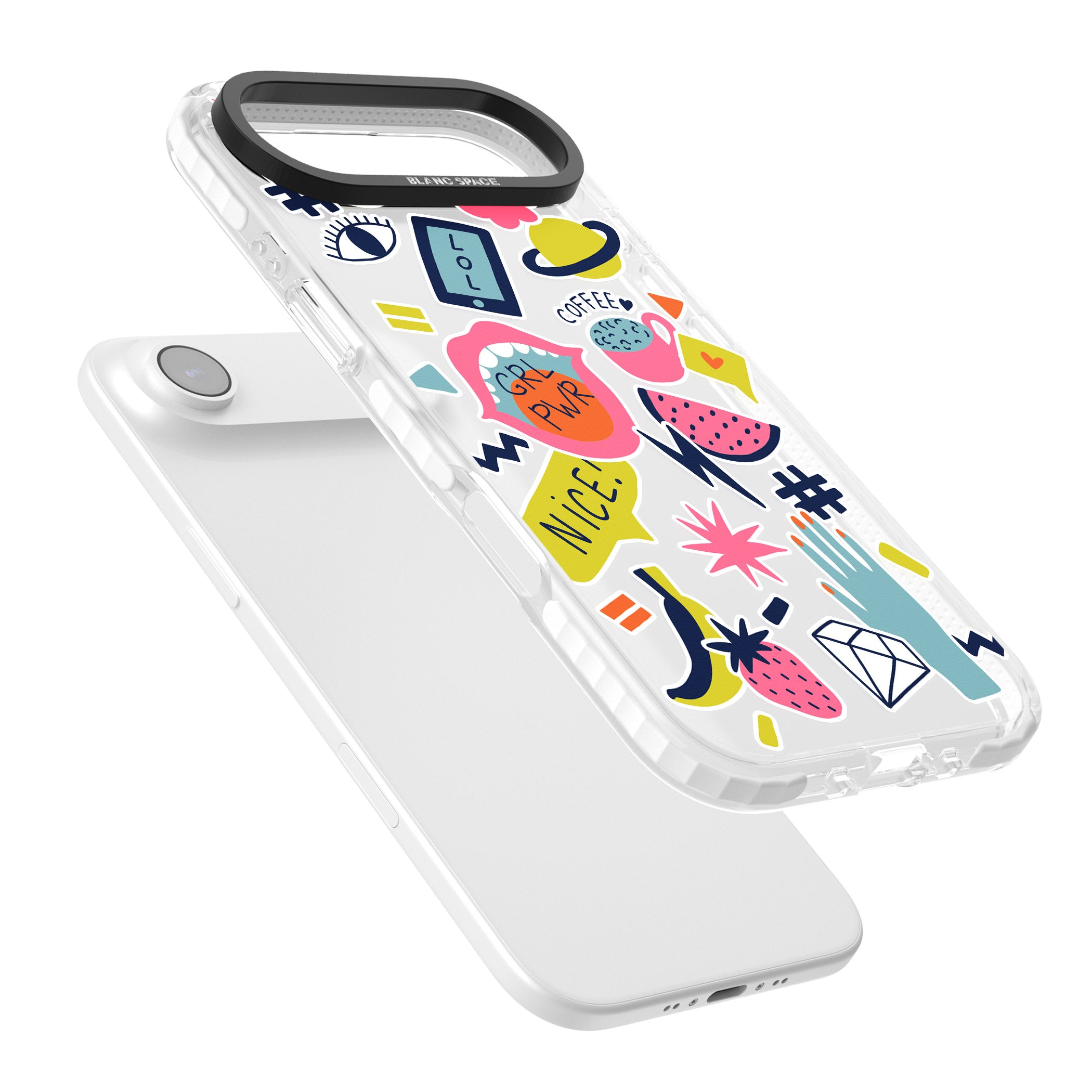 Grl Pwr iPhone 17 Air Impact Clear Phone Case Colours