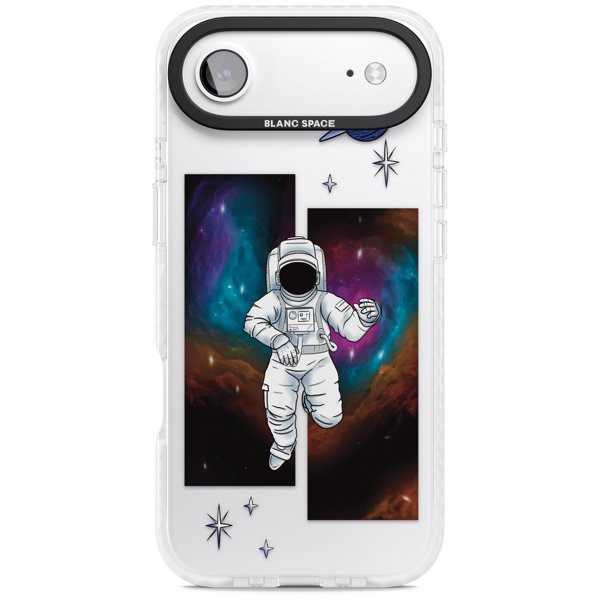 Escape The Nebula iPhone 17 Air Impact Clear Phone Case