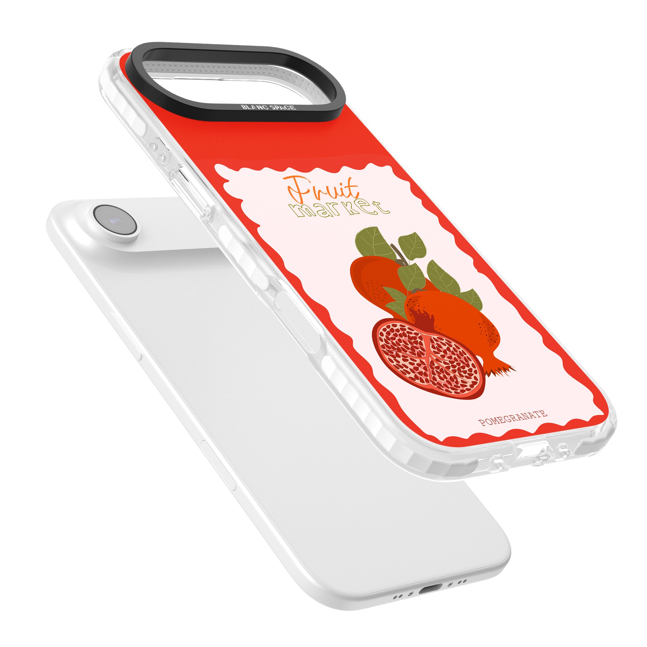 Fruit Market Pomegranate iPhone 17 Air Impact Clear Phone Case Colours