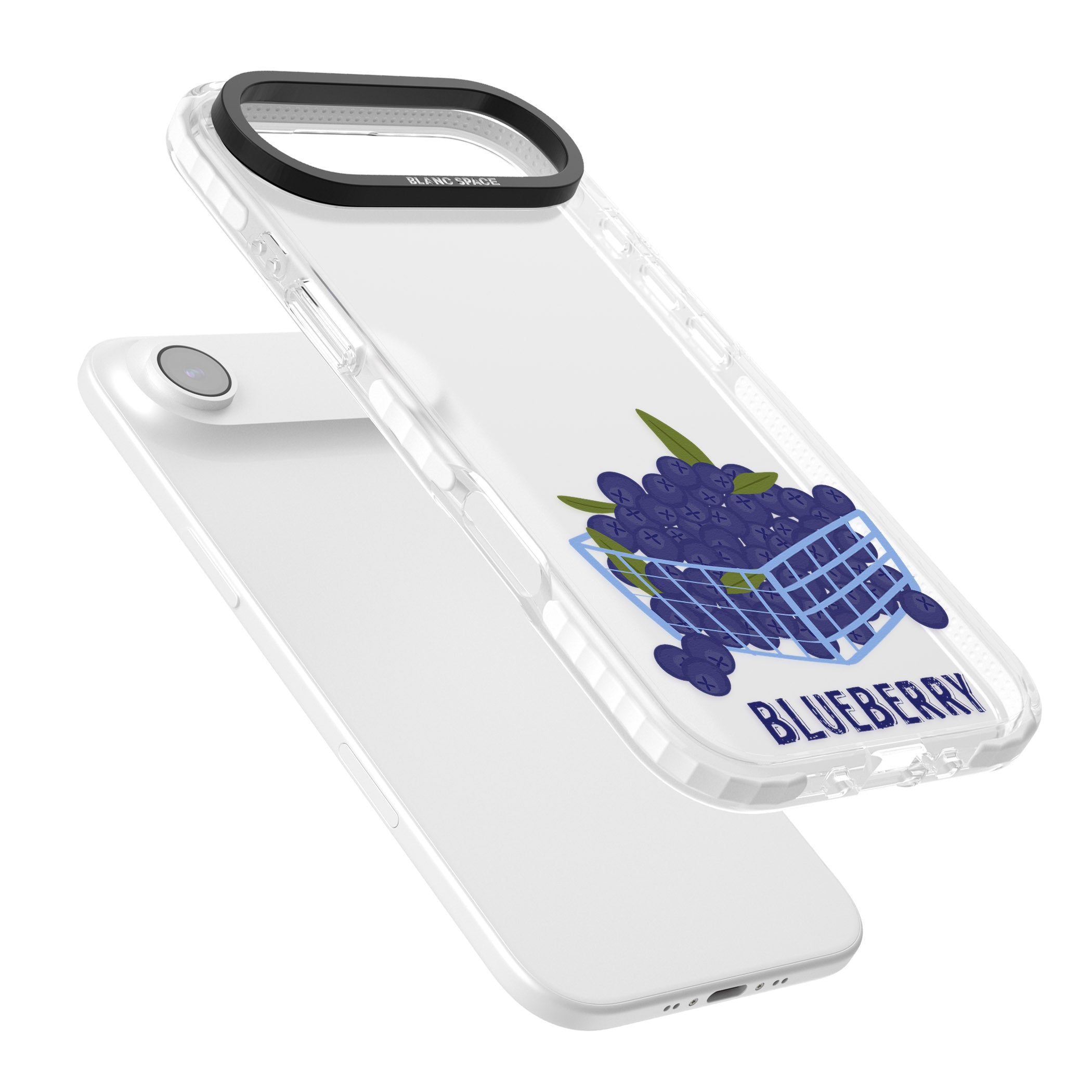 Blueberry Basket iPhone 17 Air Impact Clear Phone Case Colours