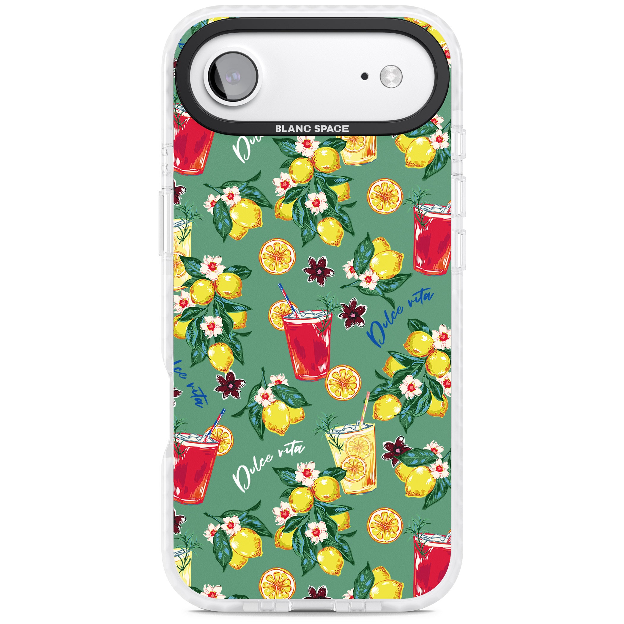 Lemon Cocktails iPhone 17 Air Impact Clear Phone Case