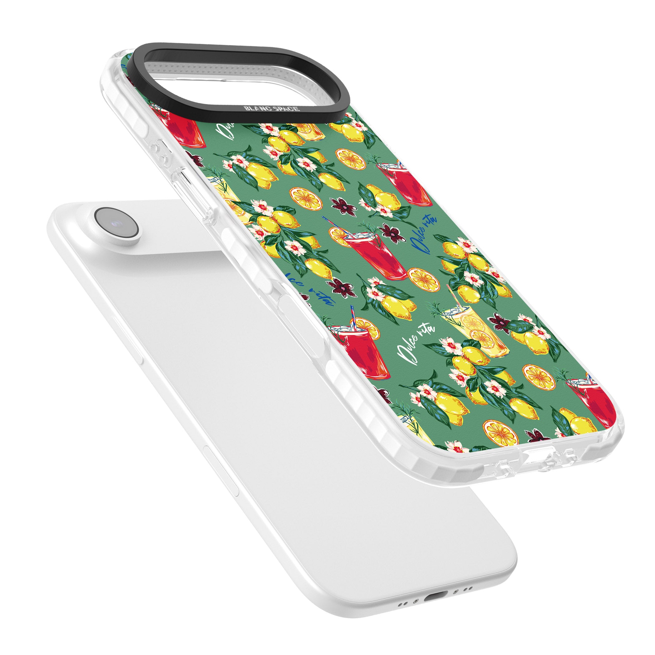 Lemon Cocktails iPhone 17 Air Impact Clear Phone Case Colours