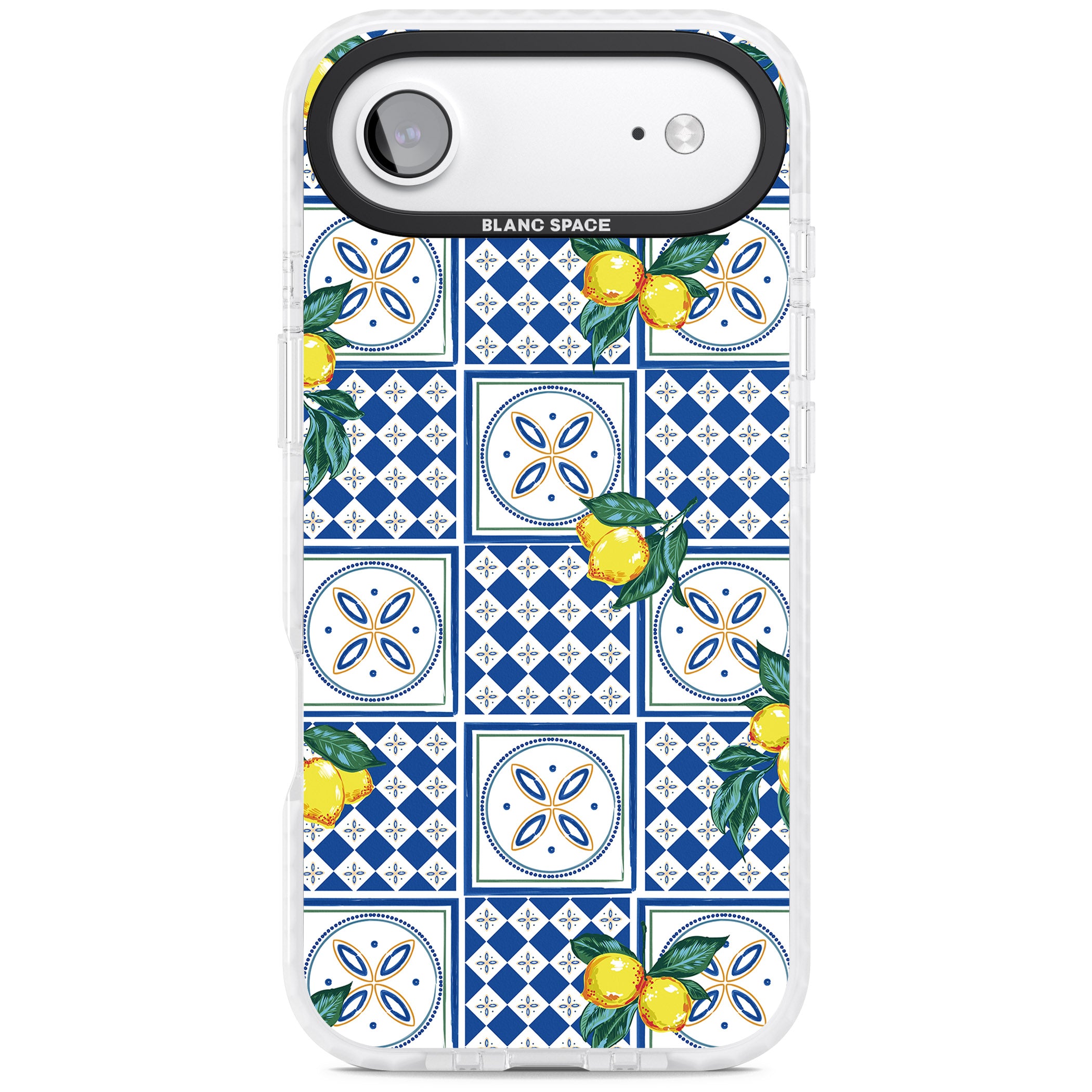 Lemon Tiles iPhone 17 Air Impact Clear Phone Case