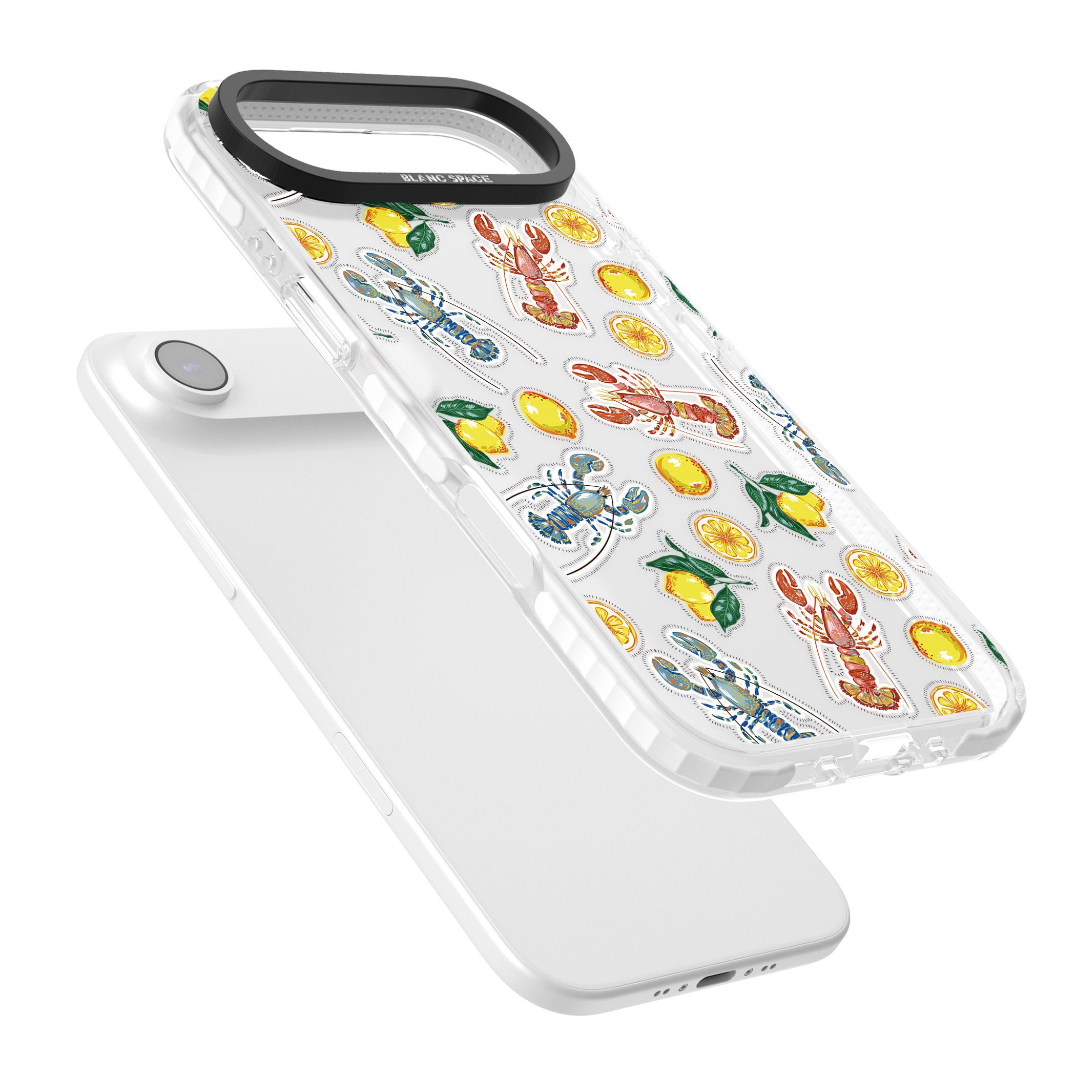 Lemons & Lobsters iPhone 17 Air Impact Clear Phone Case Colours